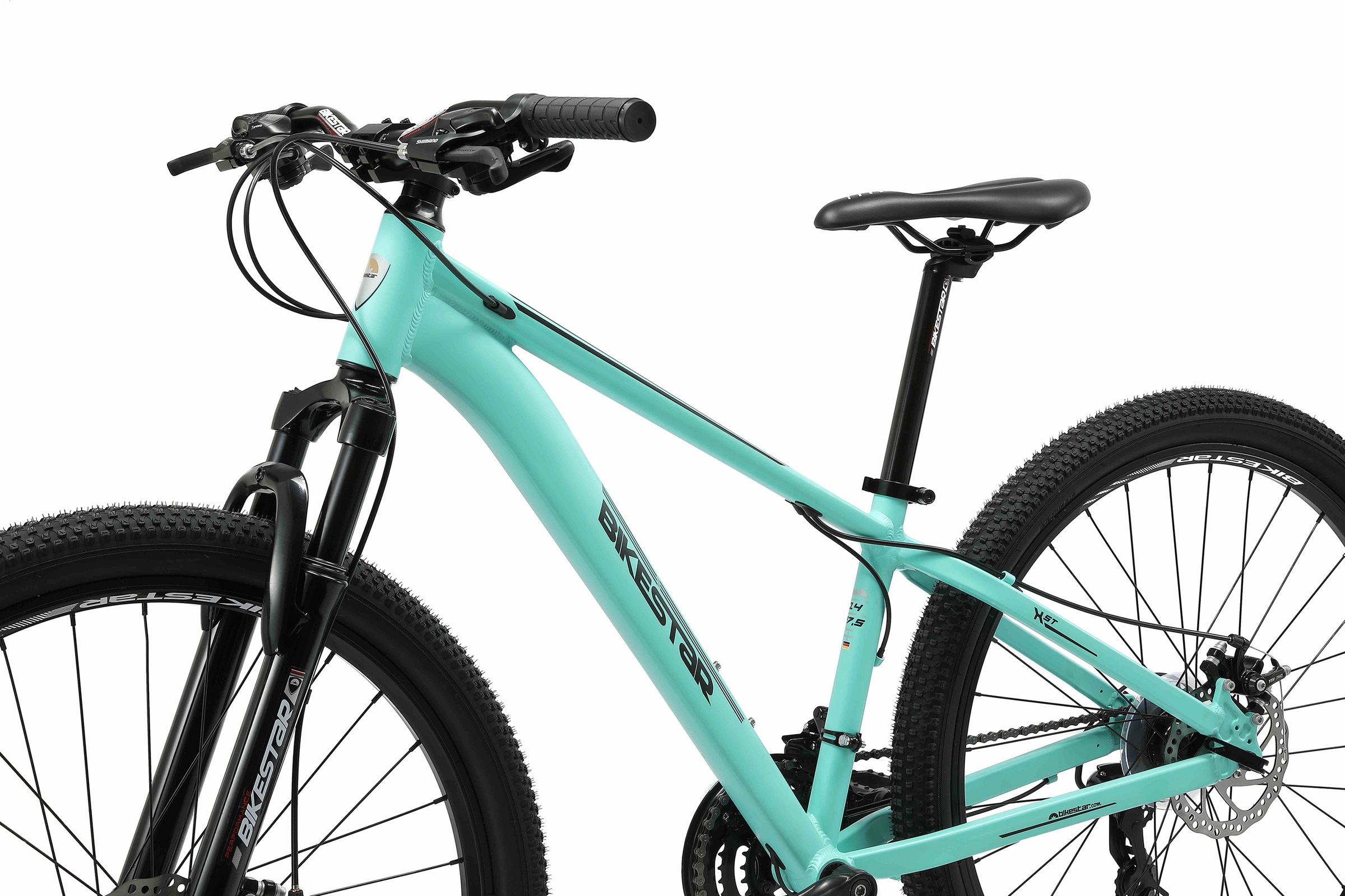 Bikestar Mountainbike 21 Gang Shimano RD-TY300 Schaltwerk Kettenschaltung für Damen und Herren, Kettenschaltung