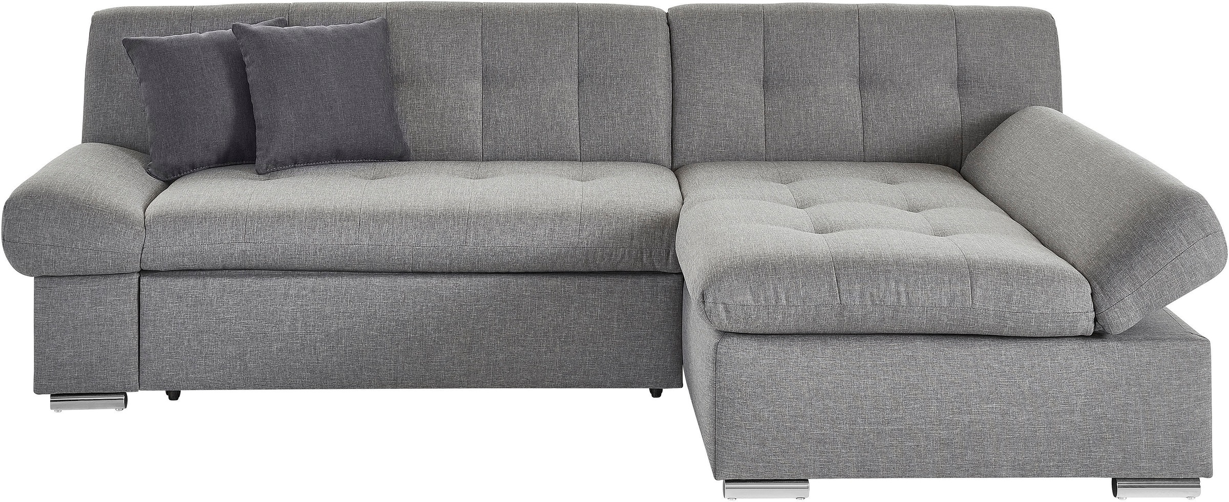 TRENDMANUFAKTUR Ecksofa »Reggae II, moderne Optik, Armteilverstellung, B/T günstig online kaufen