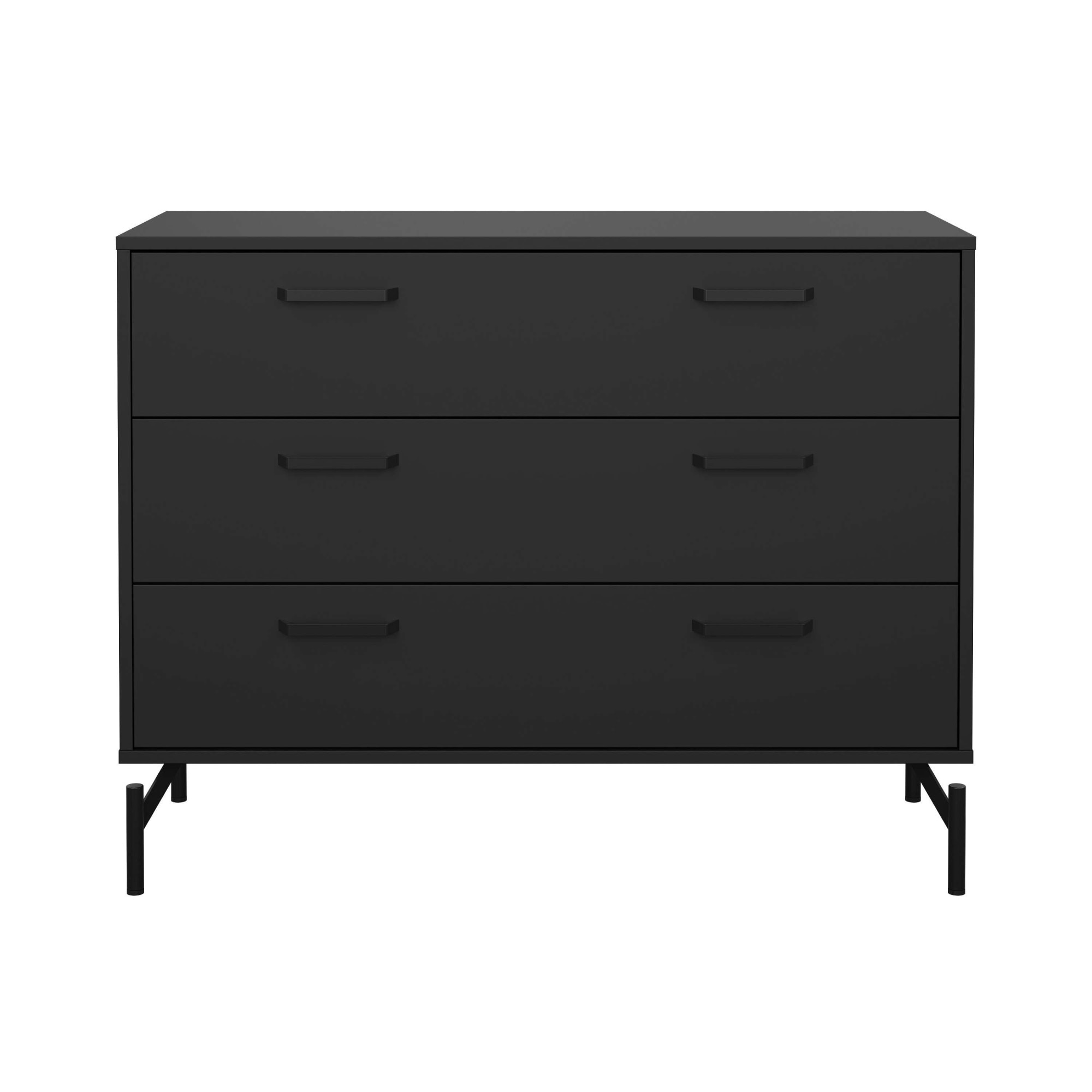 INOSIGN Kommode »Dana, Aufbewahrung, Schubladenschrank, Stauraum«, Sideboard mit 3 Schubladen, Metallbeine, Breite 99 cm
