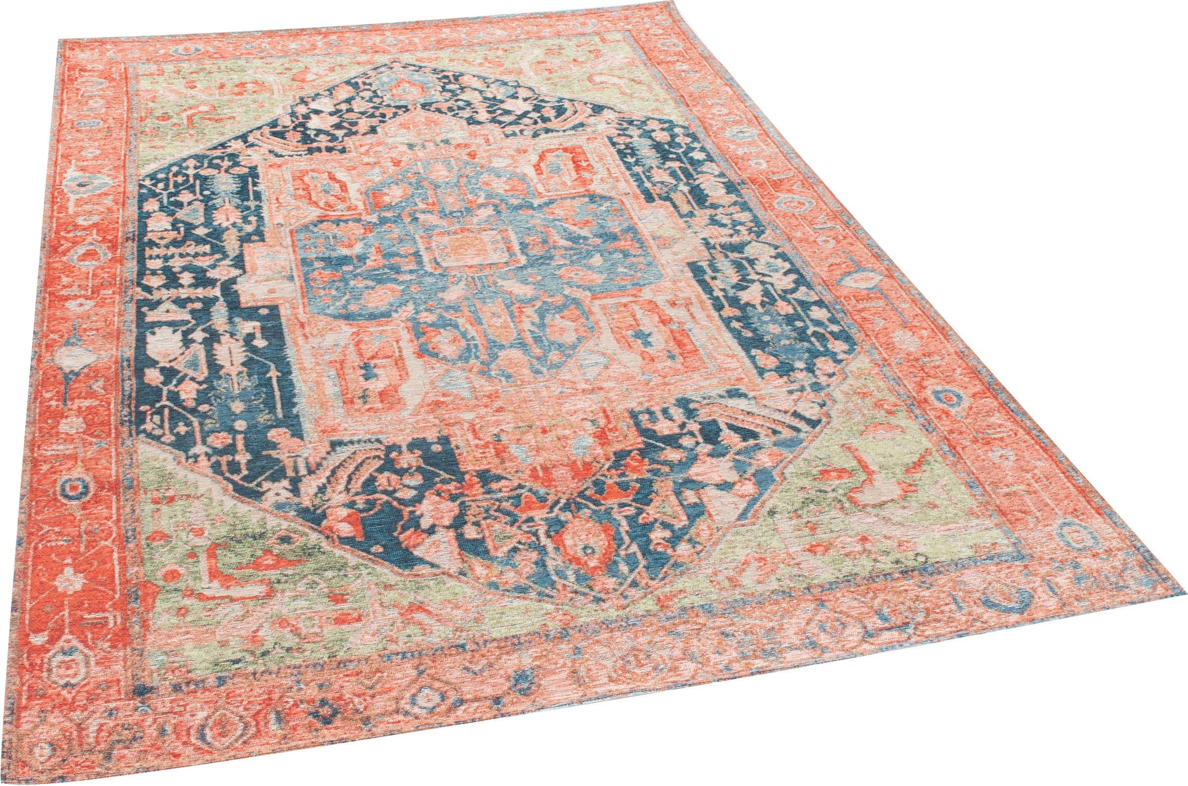 TOM TAILOR HOME Teppich »Funky Orient Heriz«, rechteckig, 5 mm Höhe, Kurzfl günstig online kaufen