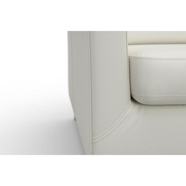 machalke® 2,5-Sitzer »amadeo«, Ledersofa mit geschwungenen Armlehnen, Breite  180 cm auf Rechnung kaufen