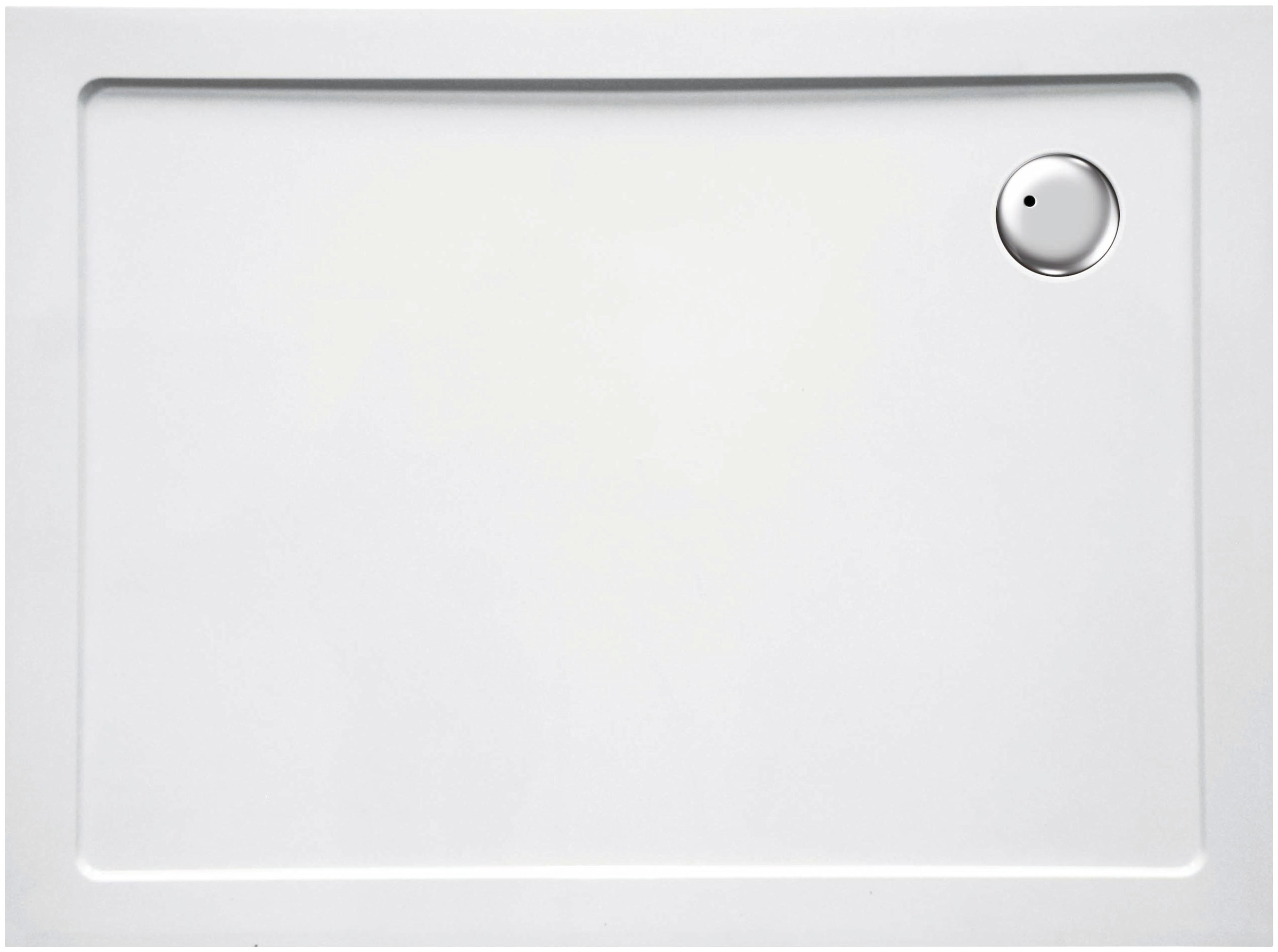 Sanotechnik Duschwanne eckig 100 cm x 80 cm Weiß günstig online kaufen