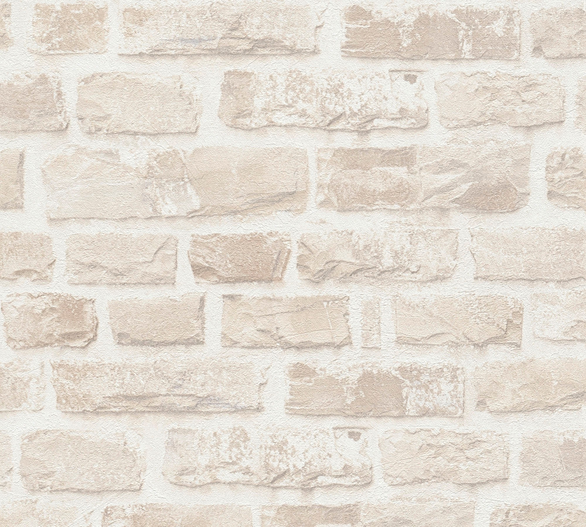 A.S. Création Vliestapete »Natural Living Tapete Stein«, matt-gemustert-neutral, Tapete Steinoptik Vlies Vlies Wand Tapeten Wohnzimmer Schlafzimmer