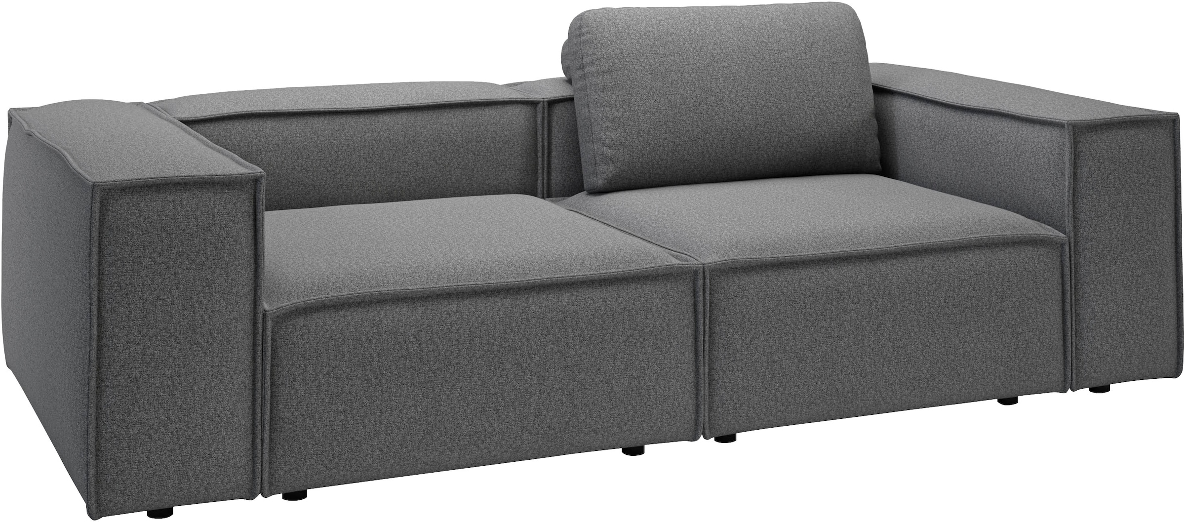 Places of Style 2-Sitzer »Watertown, modernes Sofa 246 cm breit, auch in Feincord«, stilvolles Sofa für 2 Personen mit extra breiter Sitzfläche