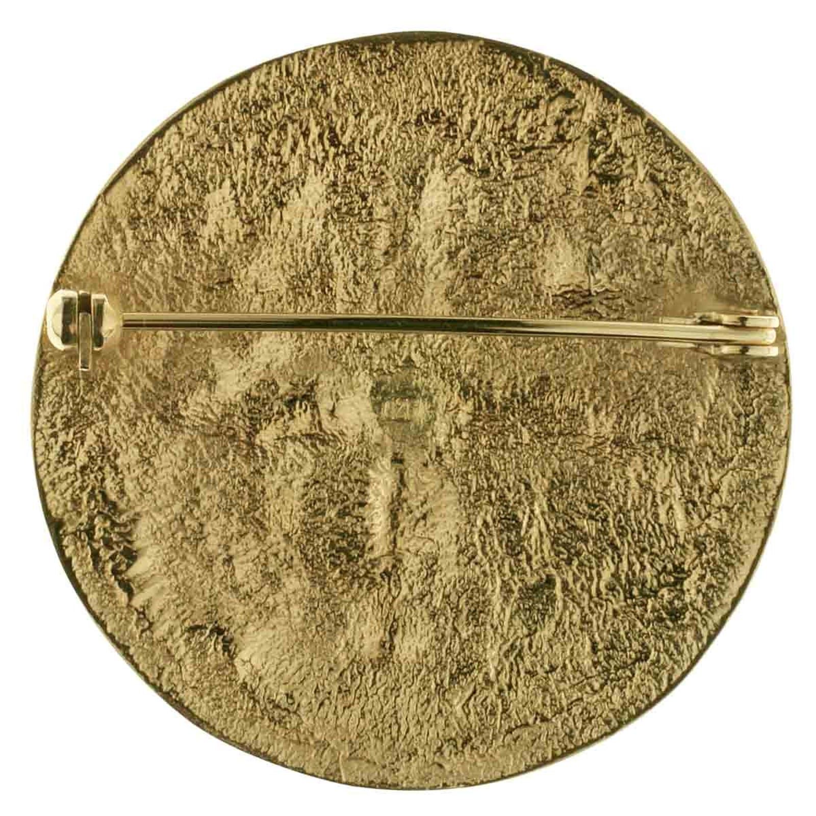 OSTSEE-SCHMUCK Brosche »Ostsee-Schmuck Brosche Hiddensee 42 mm rund«