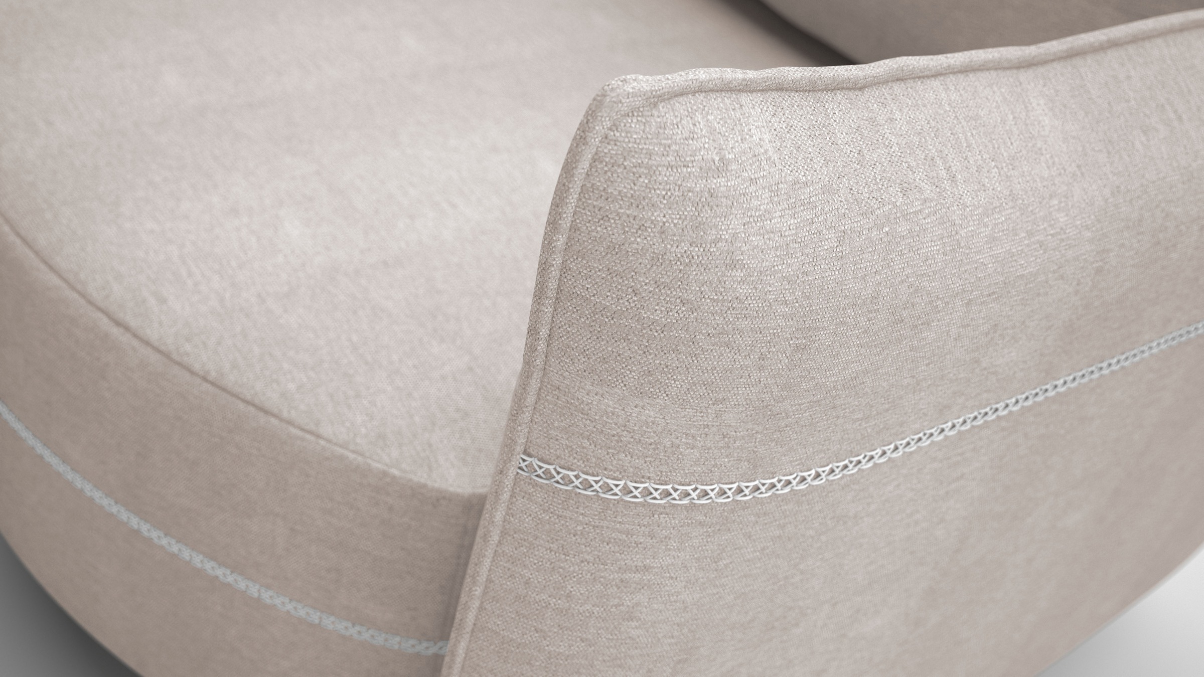 exxpo - sofa fashion Loungesofa »mit toller Kontrastnaht, Solitärmöbel, bequem, schmale Armlehne«, Schlafsofa mit Bettfunktion und Bettkasten, komfortabler Federkern