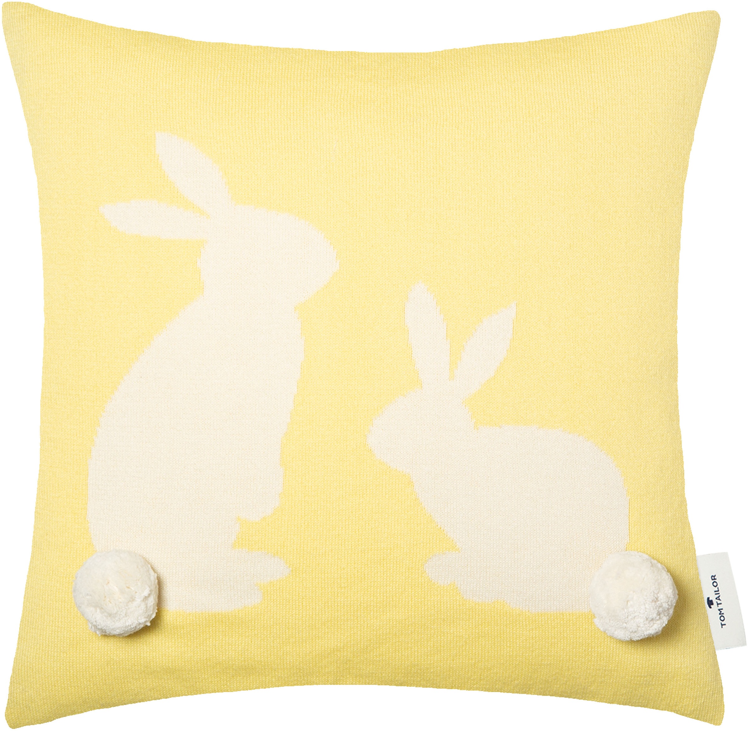 Kissenhülle »Bobble Rabbit«, (1 St.), mit Bommelapplikation günstig online kaufen