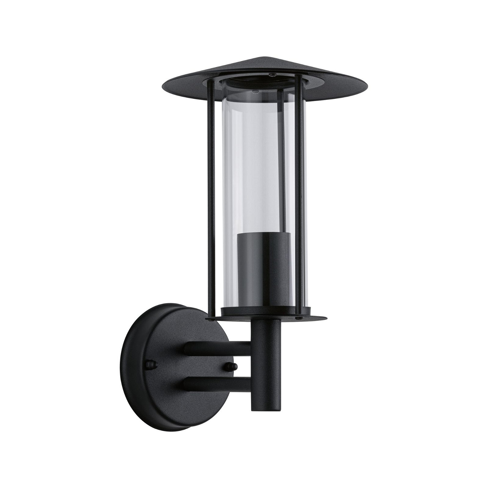 Paulmann Außen-Wandleuchte »Classic IP44 173mm max. 15W 230V Dunkelgrau Metall, Glas«, 1 flammig, Leuchtmittel E27 | ohne Leuchtmittel