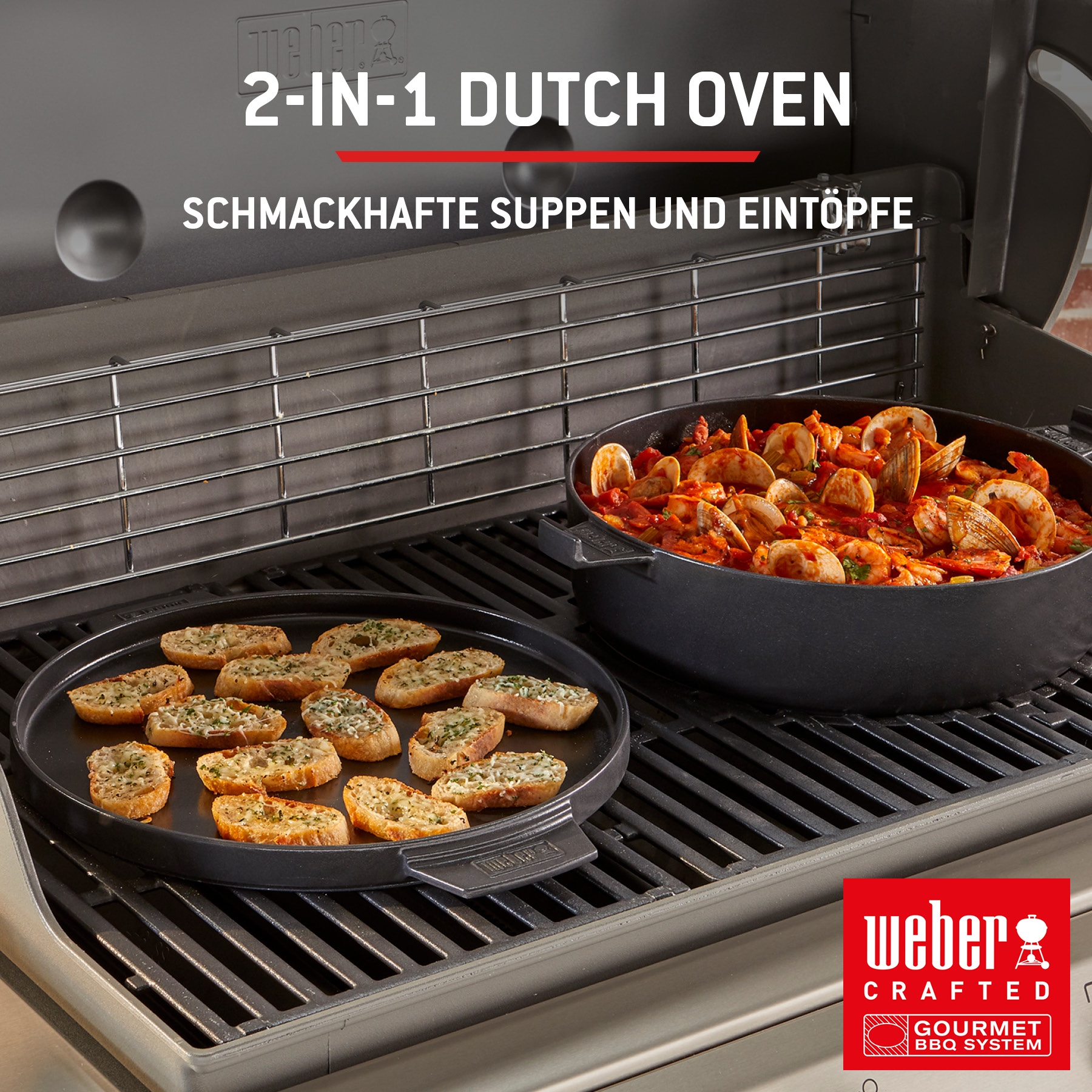 Weber Gasgrill »SPIRIT E-210 (2025)« Edelstahl Flavorizer Bars, Snap Jet Zündung
