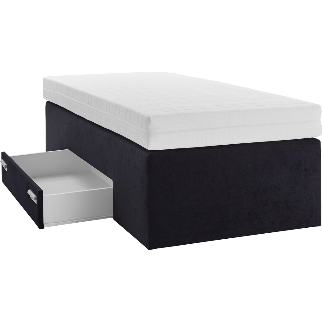 Westfalia Schlafkomfort Boxspringbett, mit integrierter Schublade, frei im Raum stellbar