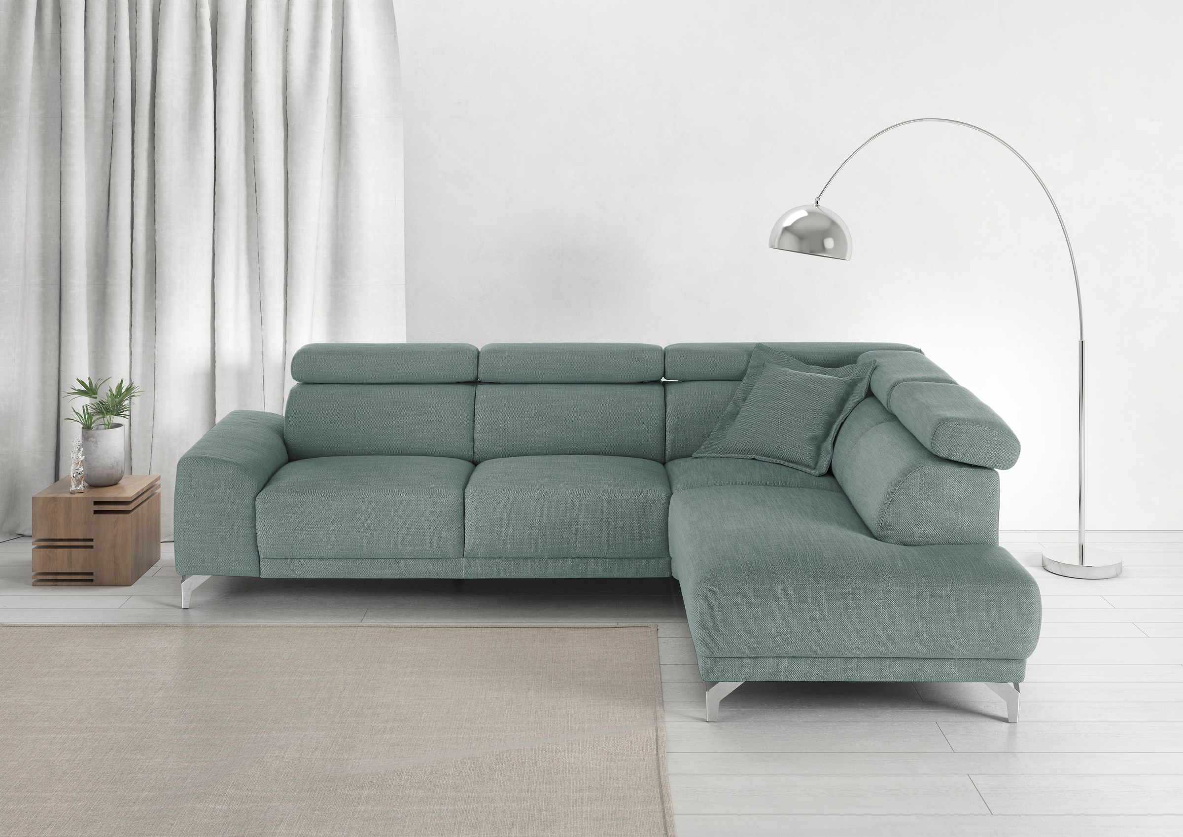3C Candy Ecksofa »Greve Sofa immer mit manuelle Kopfteilverstellungen, mode günstig online kaufen