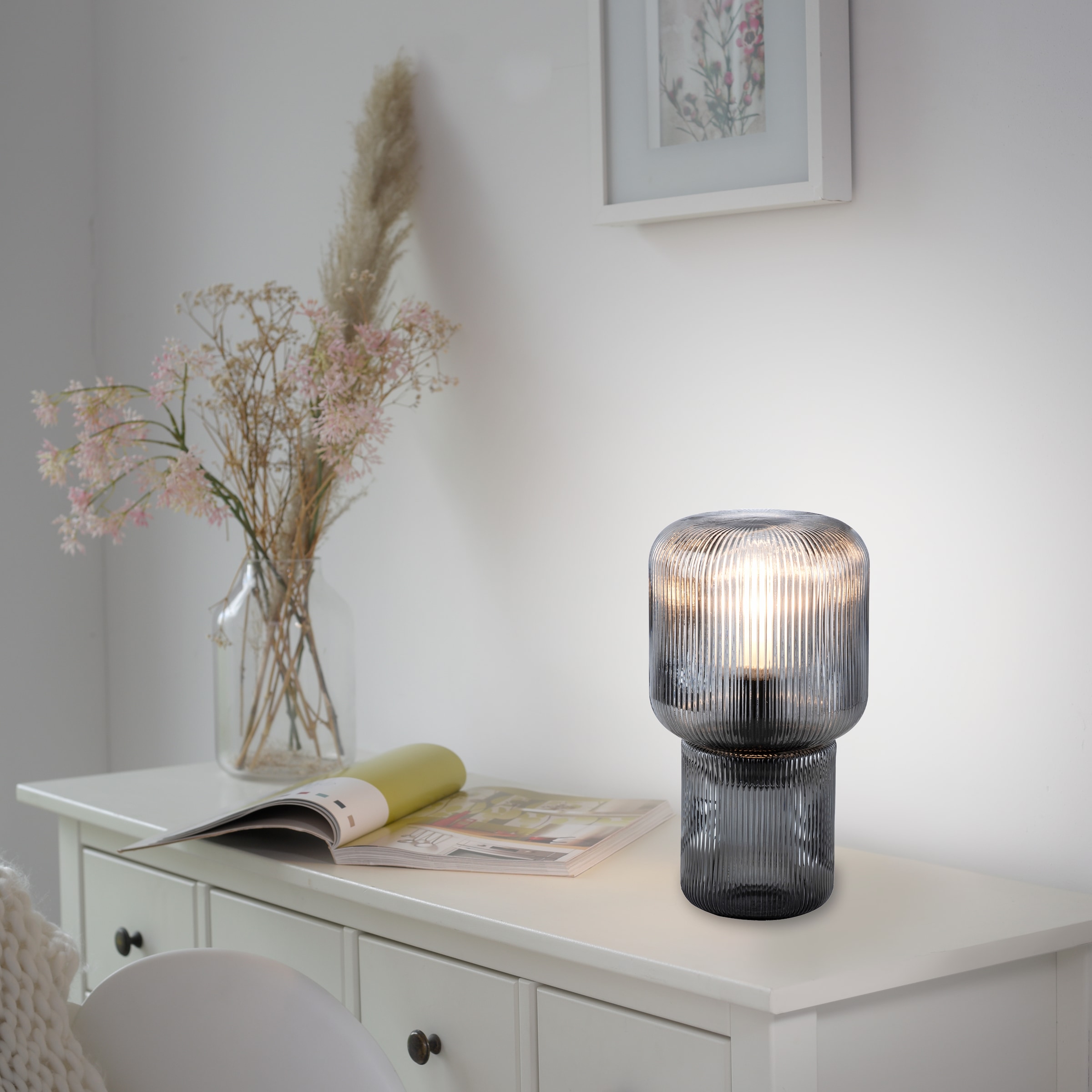 Paul Neuhaus Tischleuchte »MASHI« E27 1 Stk. ExklusiveE27, Schalter, Schnurschalter