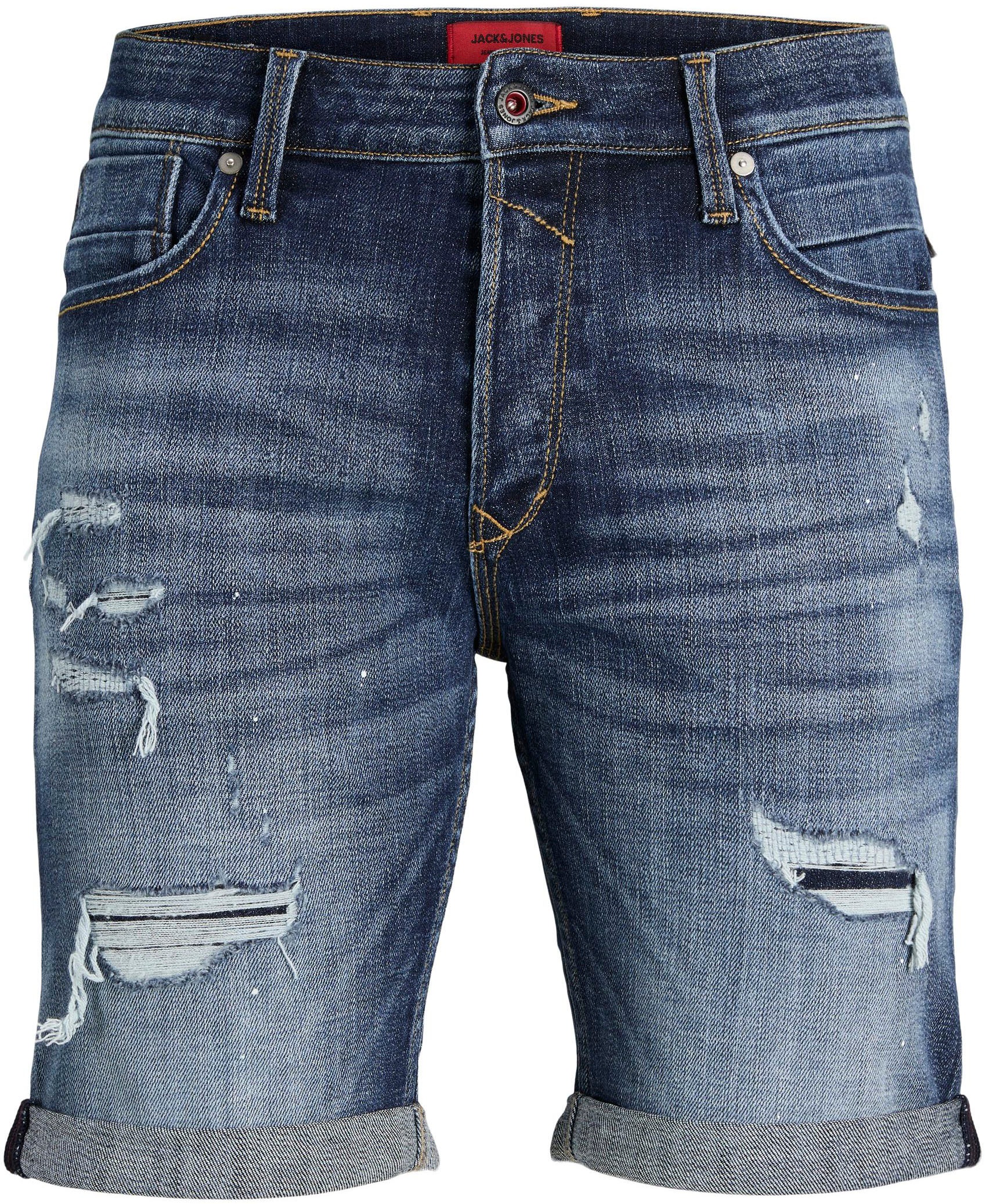 6. Bild von Jack & Jones Jeansshorts »JJIRICK JJBLAIR SHORTS GE 840 SN«, mit Destroyed Effekt