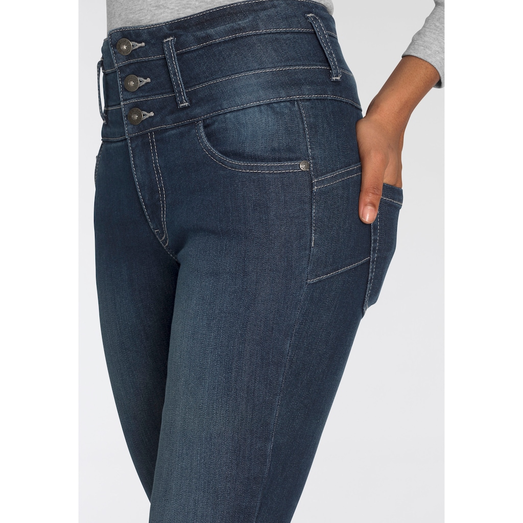 Arizona Slim-fit-Jeans »mit extra breitem Bund«