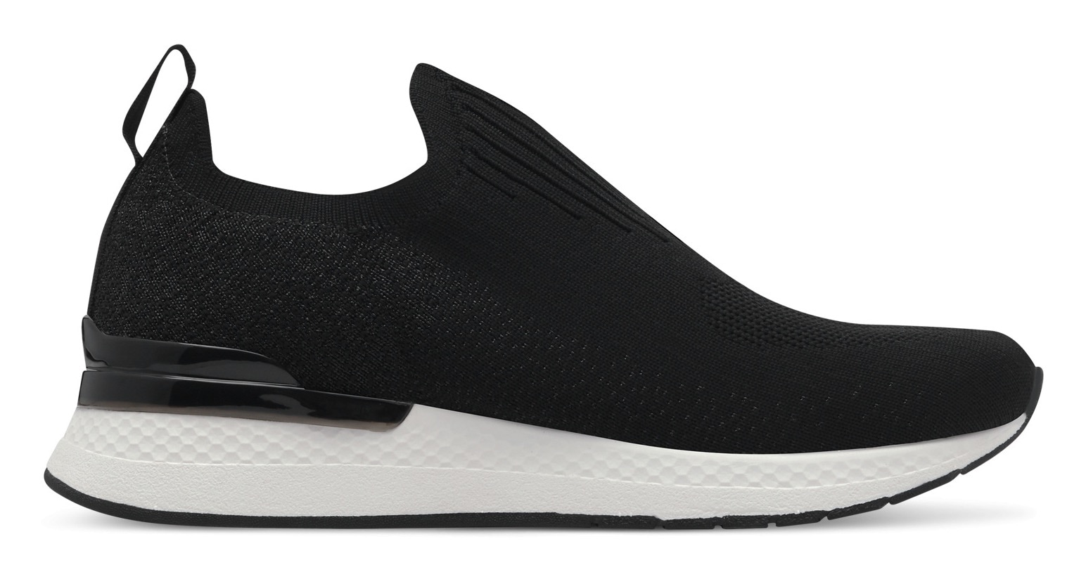 Tamaris Slip-On Sneaker, Keilsneaker, Slipper, Freizeitschuh, Halbschuh mit T-Logoschriftzug
