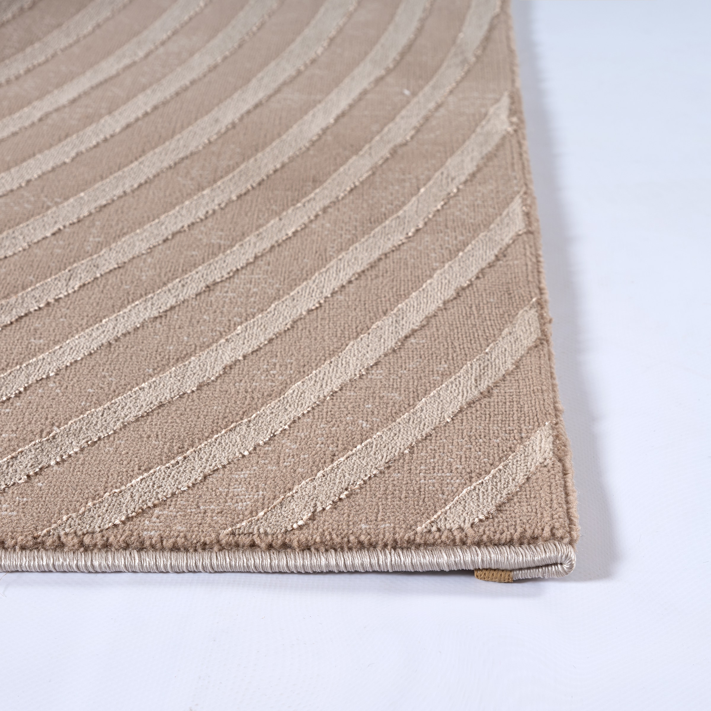 the carpet Teppich »Knight« rechteckig 12 mm Höhe moderner Wohnzimmer Teppich elegant glänzender Flor