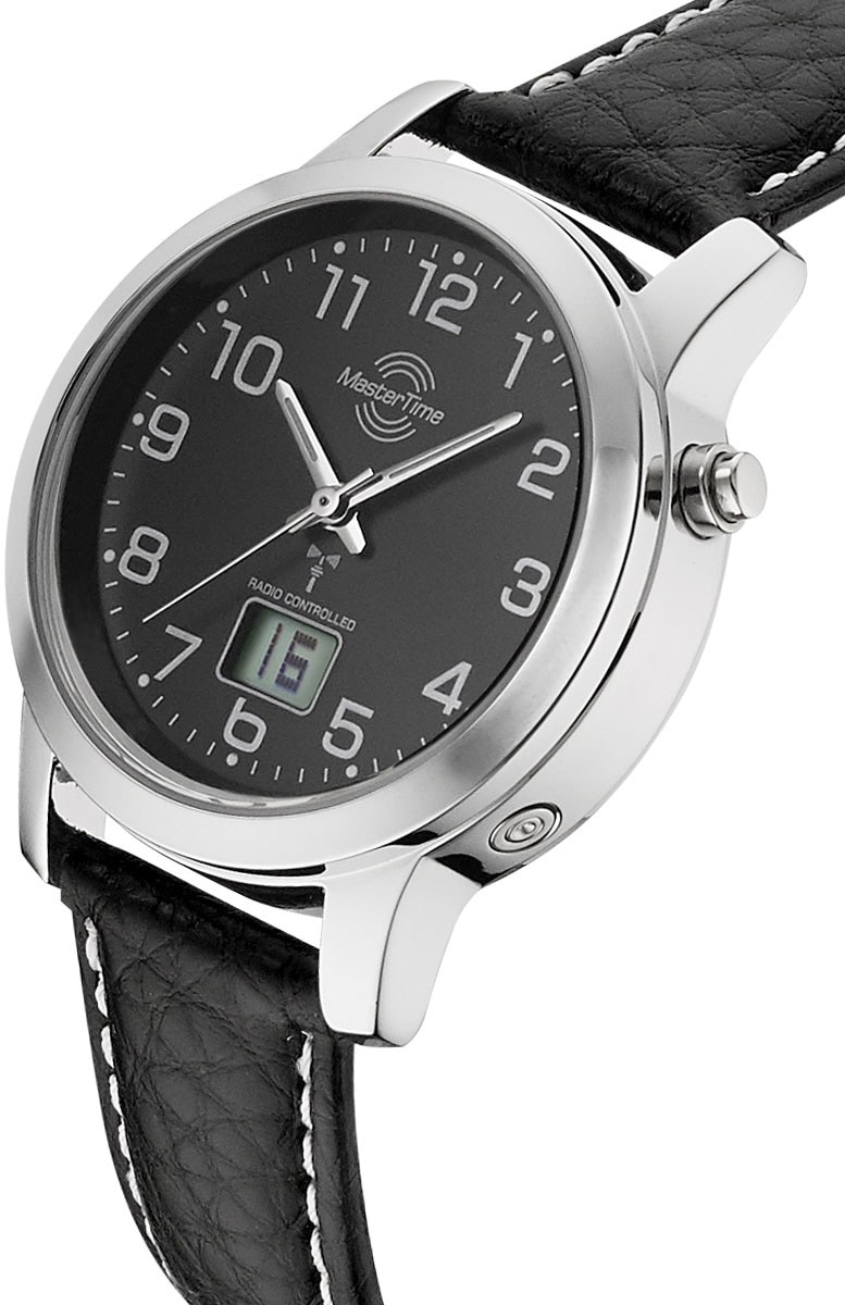 MASTER TIME Funkuhr »MTLA-10577-24L«, Armbanduhr, Quarzuhr, Damenuhr, Datum