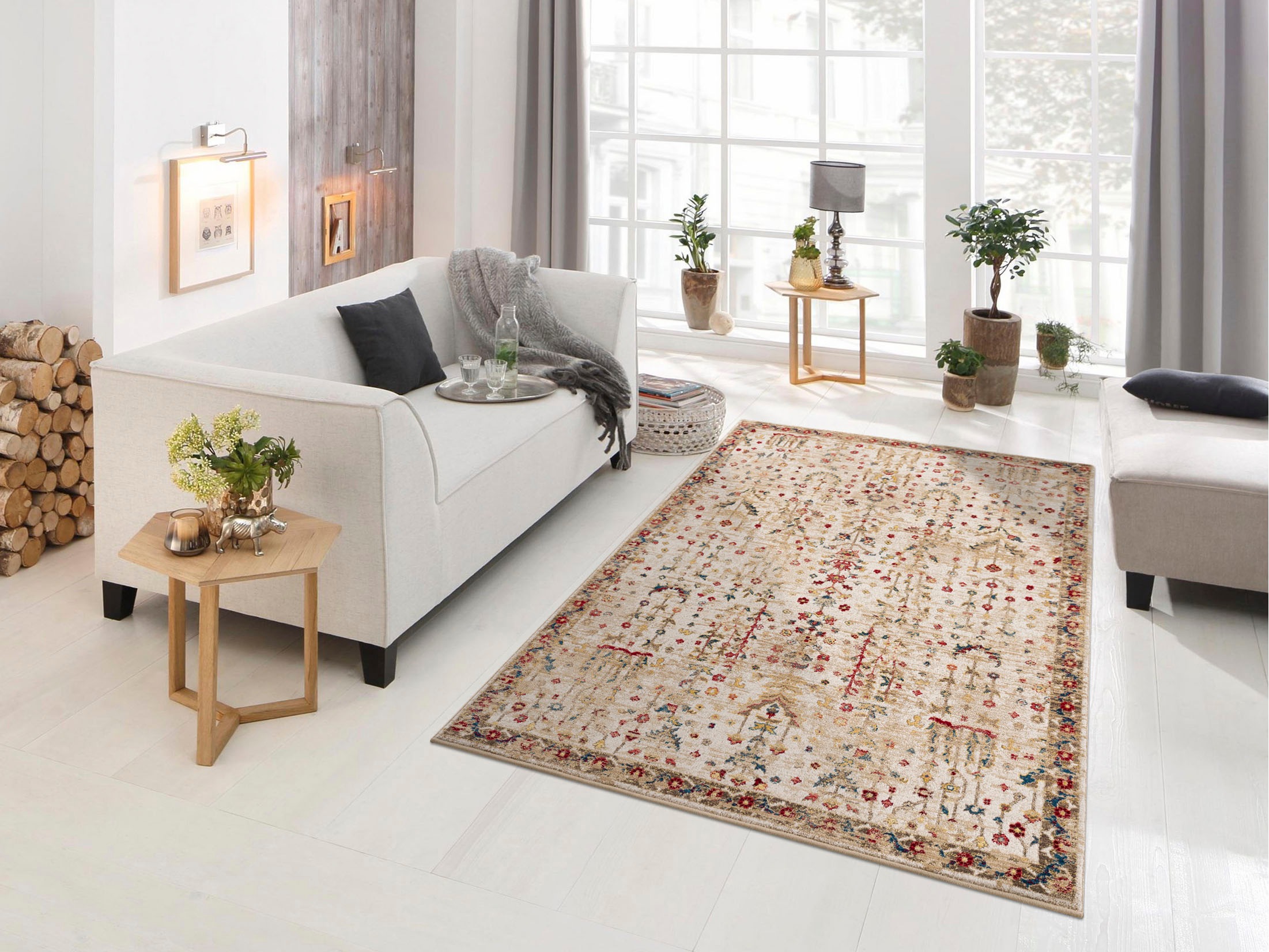 my home Teppich »Clovis«, rechteckig, 11 mm Höhe, Teppich im Orient-Design, günstig online kaufen