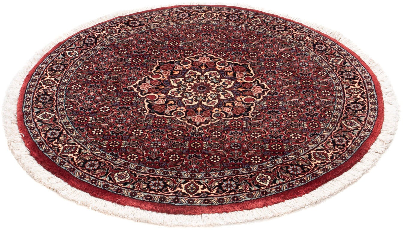 morgenland Orientteppich »Perser - Bidjar rund - 100 x 100 cm - dunkelrot«, günstig online kaufen