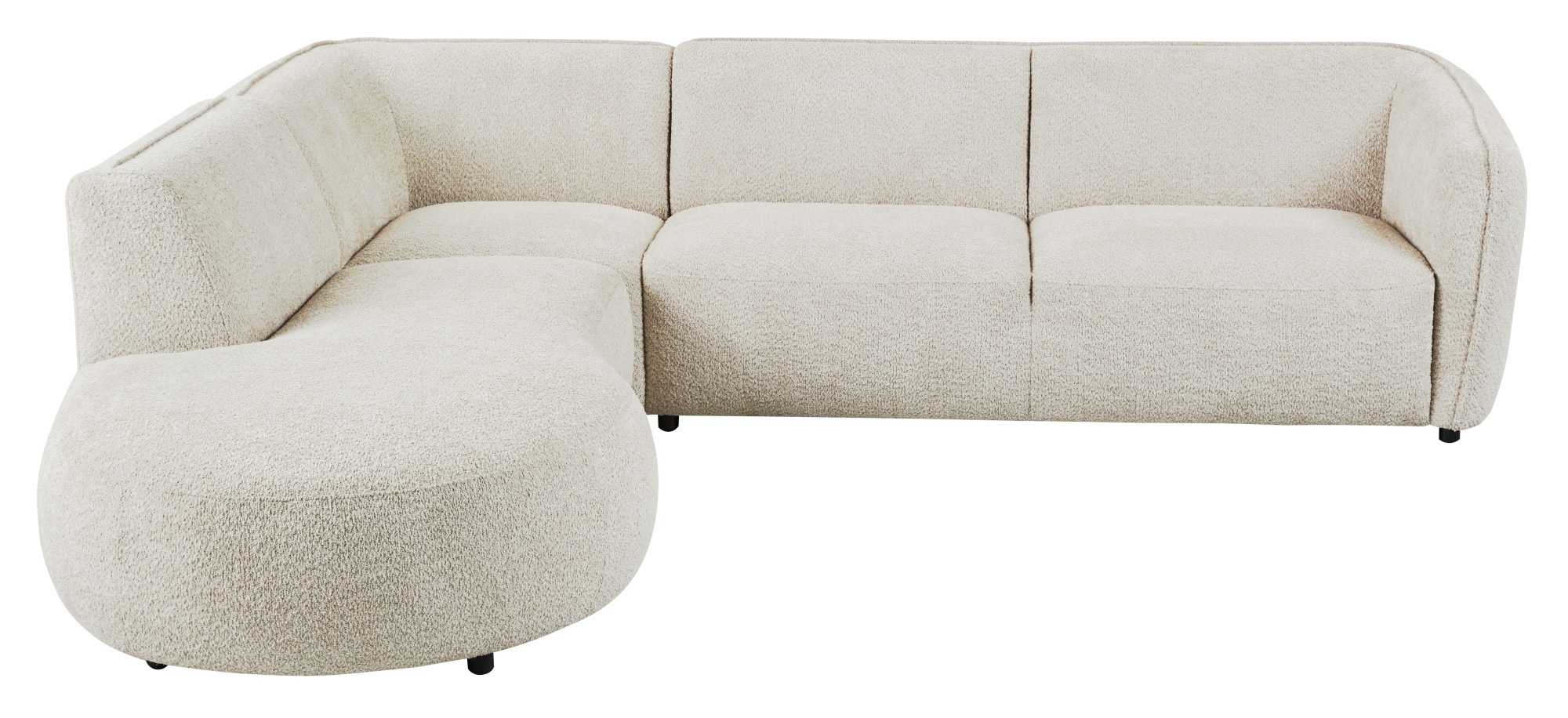 andas Ecksofa "Ostrup", schlichtes modernes Design, in verschiedenen Farben günstig online kaufen