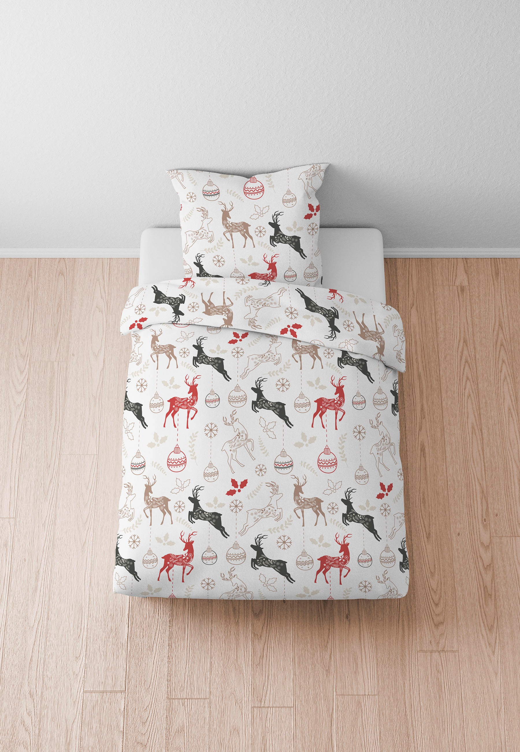 Biberna Bettwäsche »0006734« 2 Stk. tlg. kuschelig warm, pflegeleicht, temp günstig online kaufen