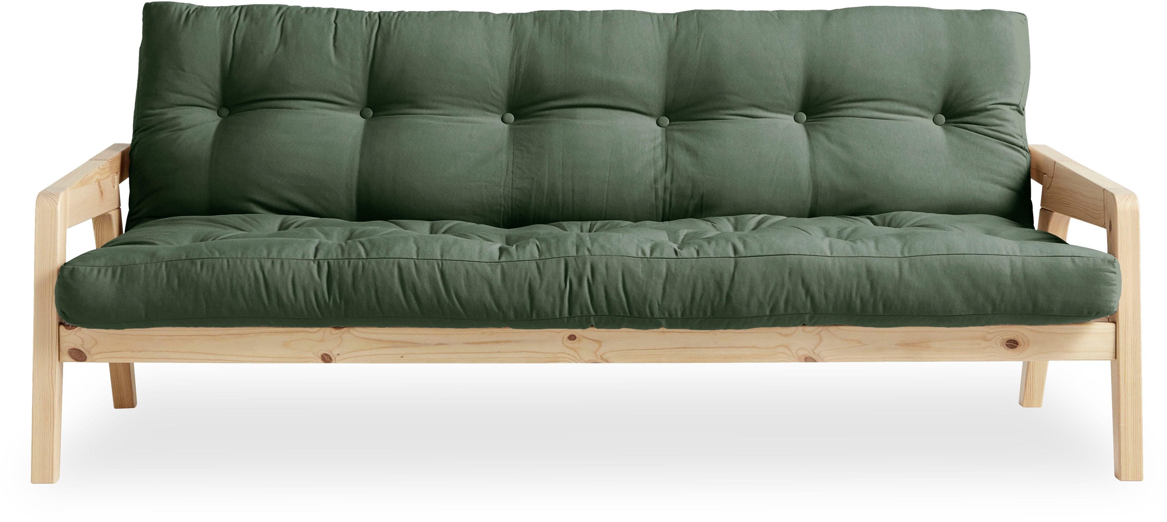 Karup Design Schlafsofa, Mit Holzstruktur, inkl. Futonmatratze, Liegefläche günstig online kaufen