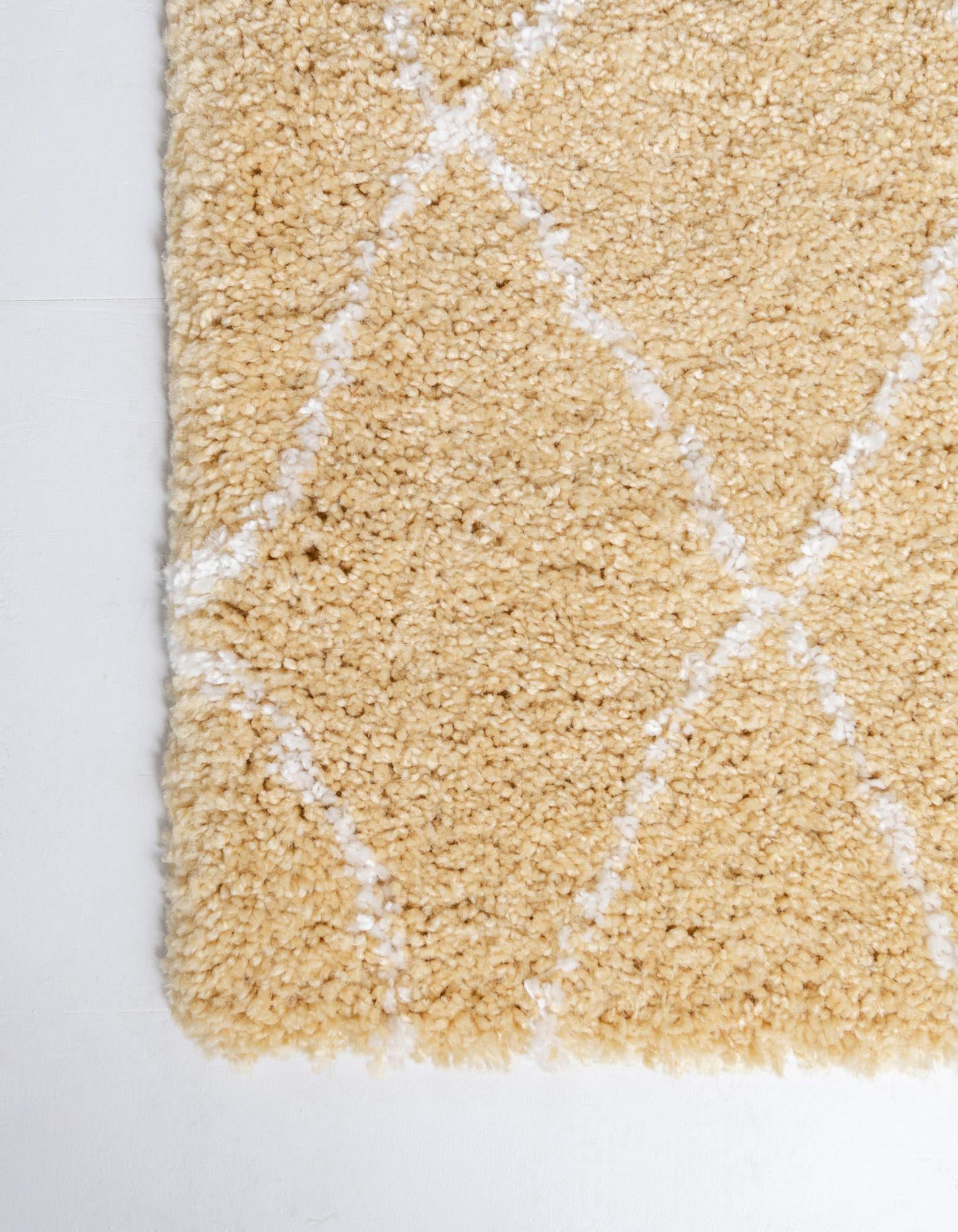 Myflair Möbel & Accessoires Hochflor-Teppich »Temara Shag, LAGERRÄUMUNG!«, rechteckig, 51 mm Höhe, gewebt, Rauten Design, weich & kuschelig