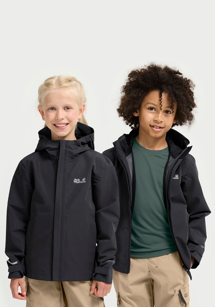 Jack Wolfskin Outdoorjacke »HAZE 2L JKT K« mit Kapuze