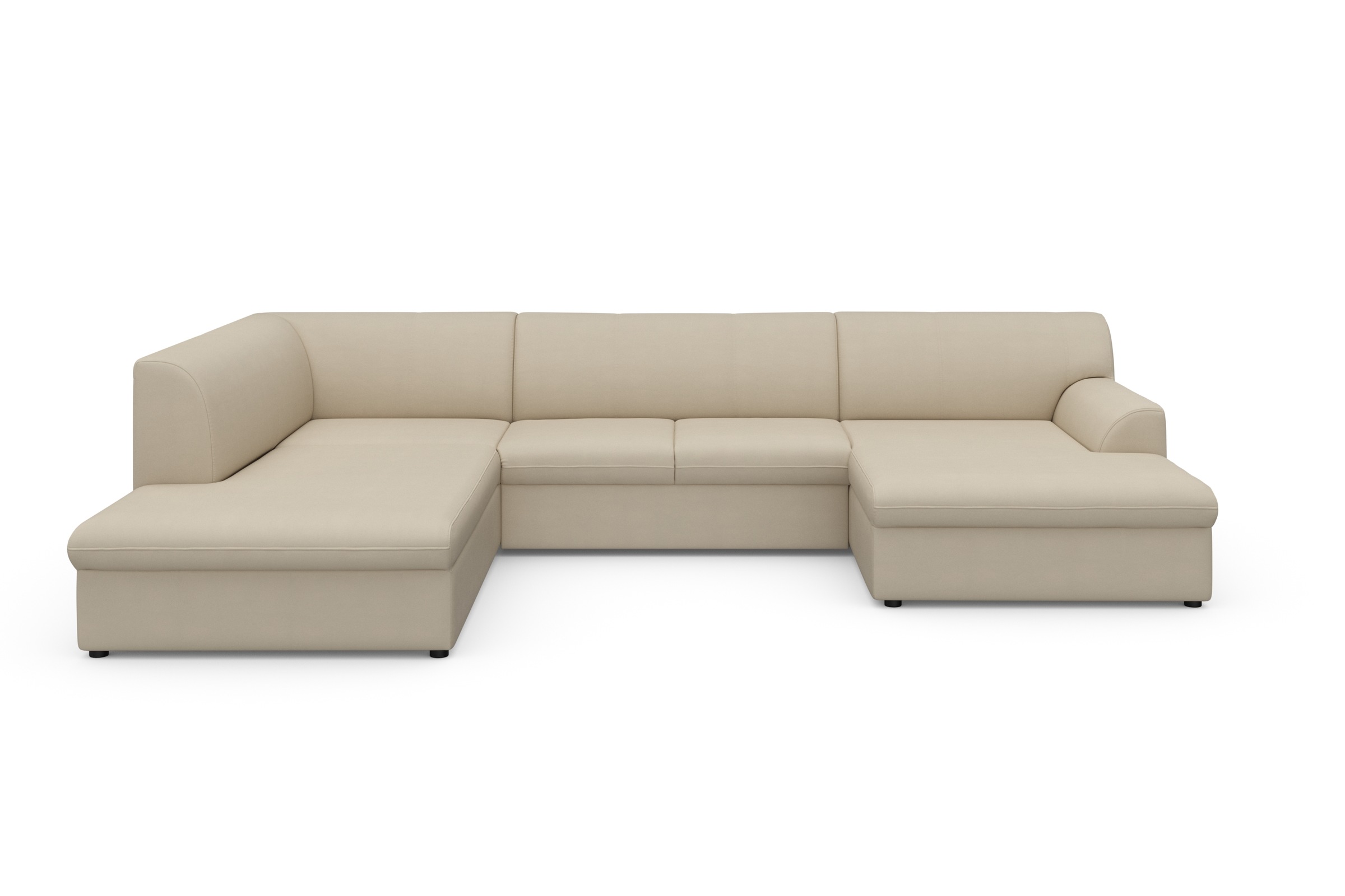 DOMO collection Wohnlandschaft "Topper, elegant und zeitlos, komfortabel, U günstig online kaufen