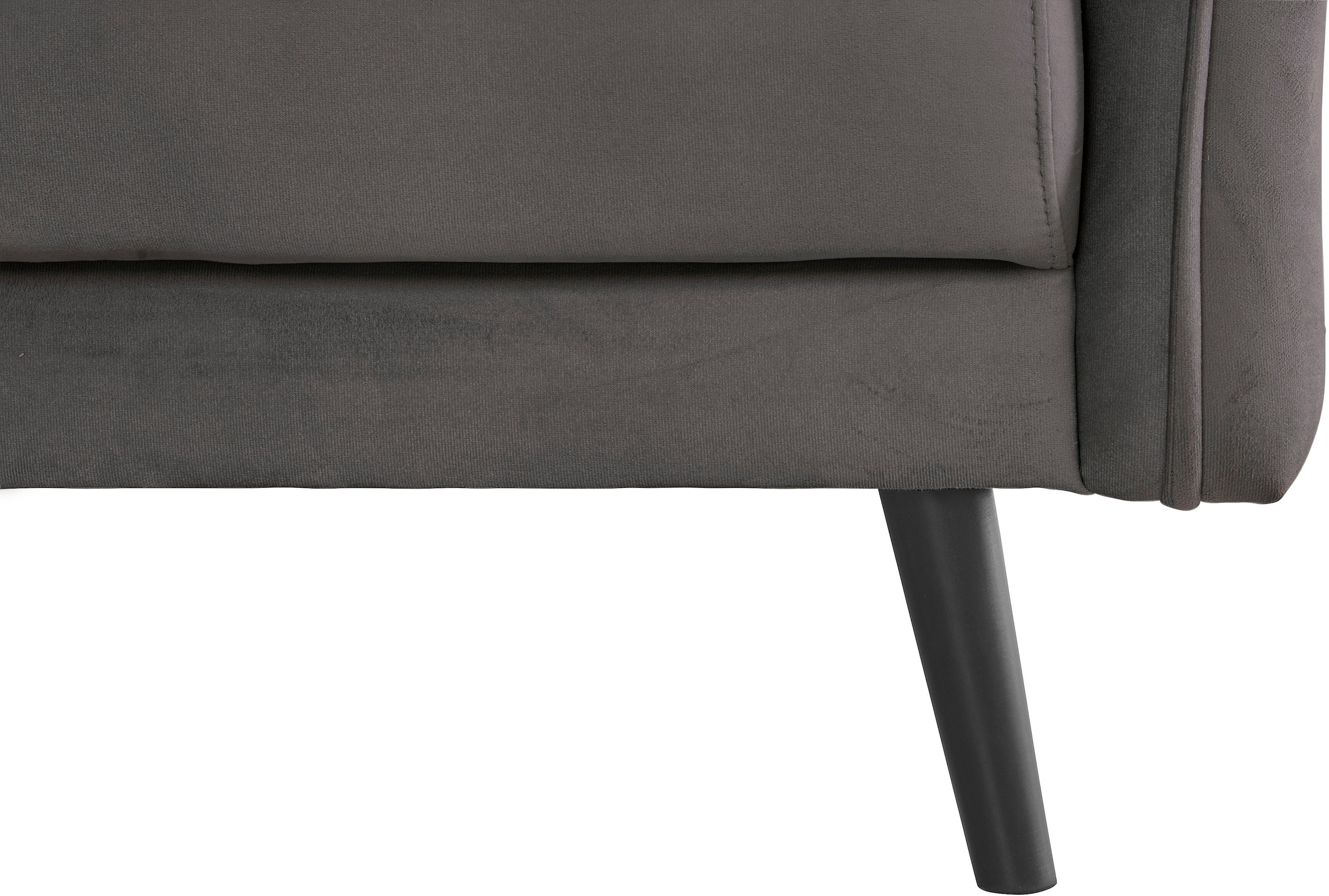 INOSIGN Ecksofa »Asra L-Form«, incl. Bettfunktion und Bettkasten, Seitentasche im Armteil, Federkern