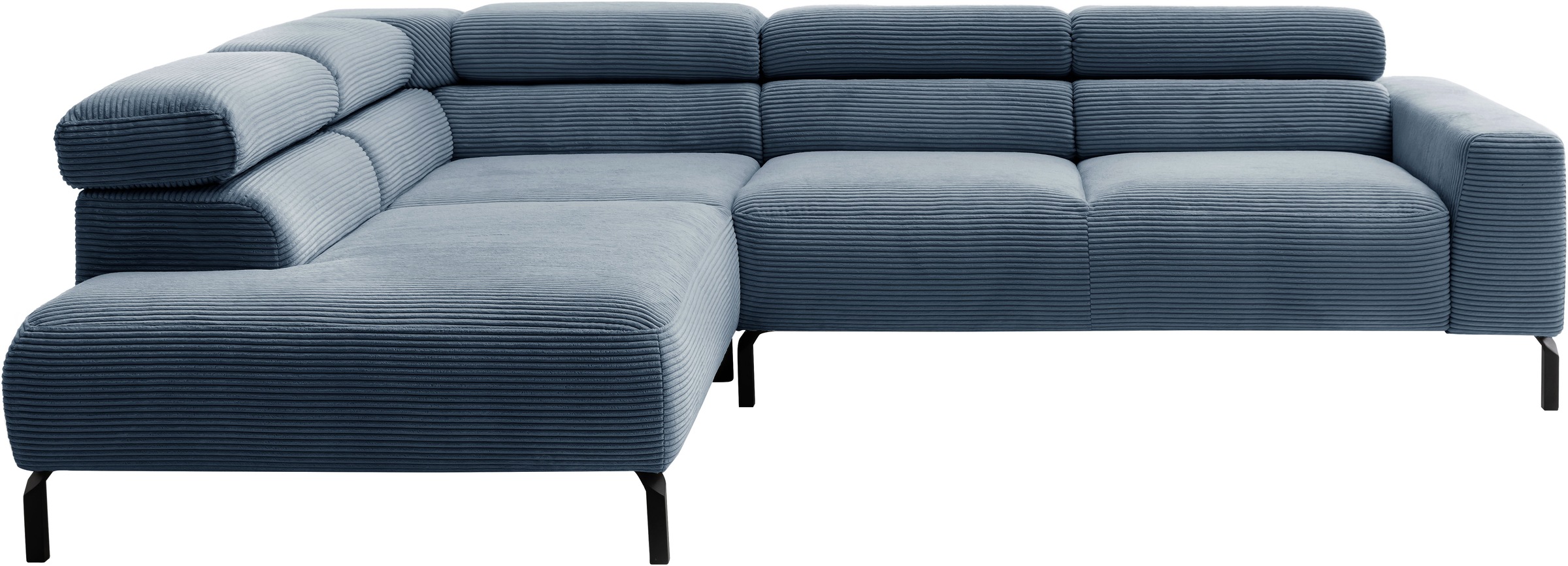Places of Style Ecksofa »Antonelli, L-Form, inkl. Kopfteilverstellung, Brei günstig online kaufen