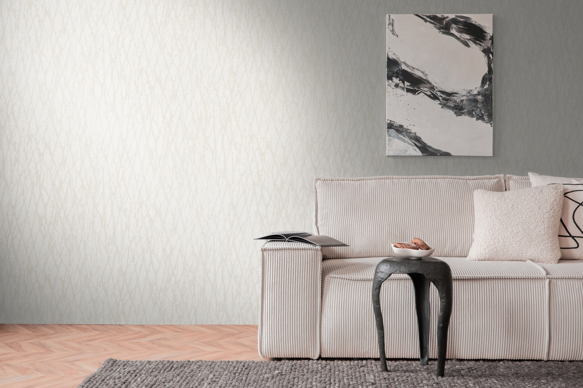 living walls Vliestapete »Smart«, leicht glänzend, Vliestapete Steintapete für Schlafzimmer Küche Wohnzimmer Stein-Optik