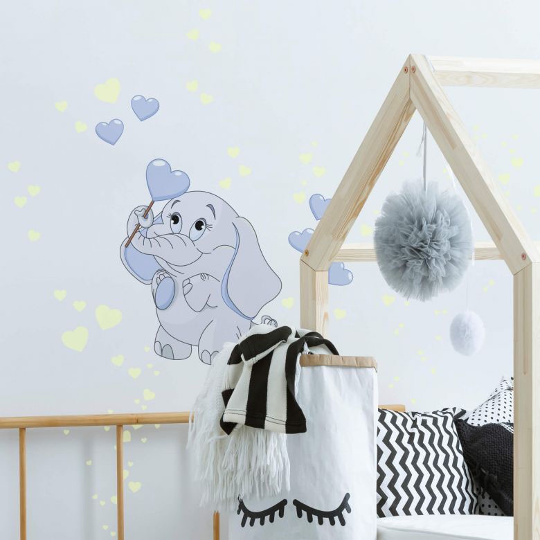 [Toller Preis, solange der Vorrat reicht] Wall-Art Wandtattoo »Elefantenbaby Leuchtsticker«, (1 St.) online bestellen
