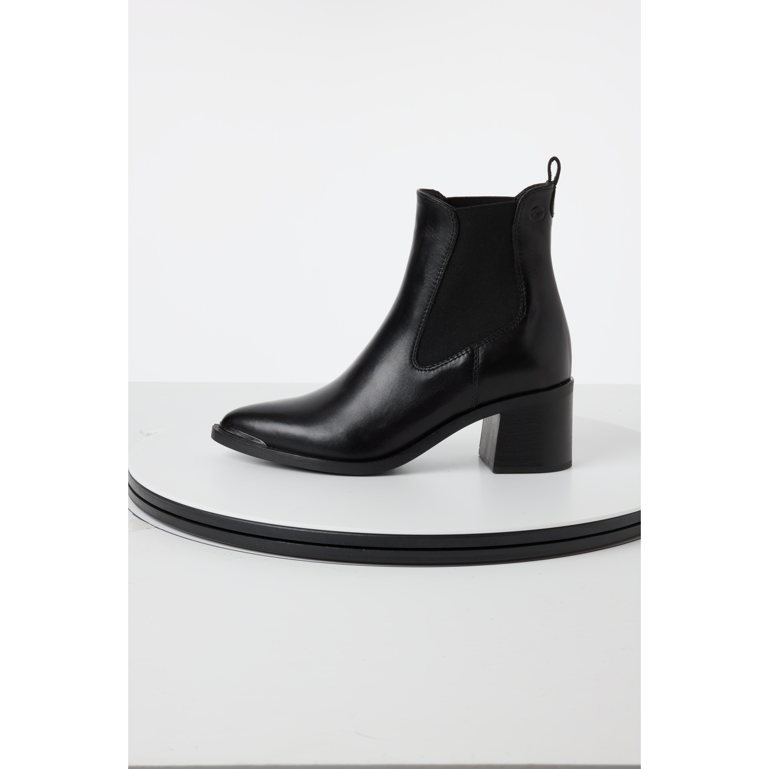 Tamaris Chelseaboots  Businessschuh, Stiefelette mit elegantem Blockabsatz, schmale Form