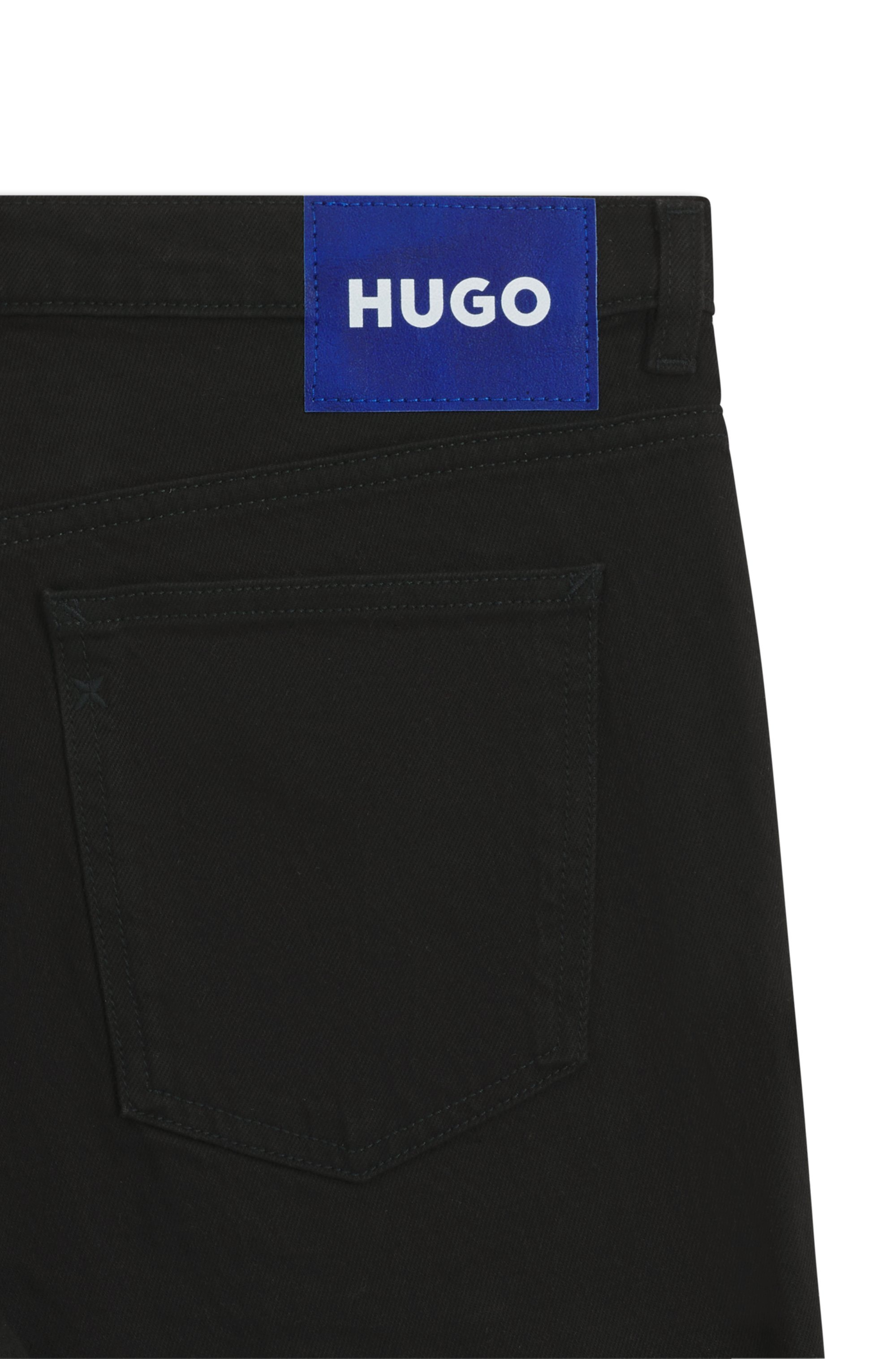 HUGO Blue Tapered-fit-Jeans »Brody« mit Stone-washed-Finish