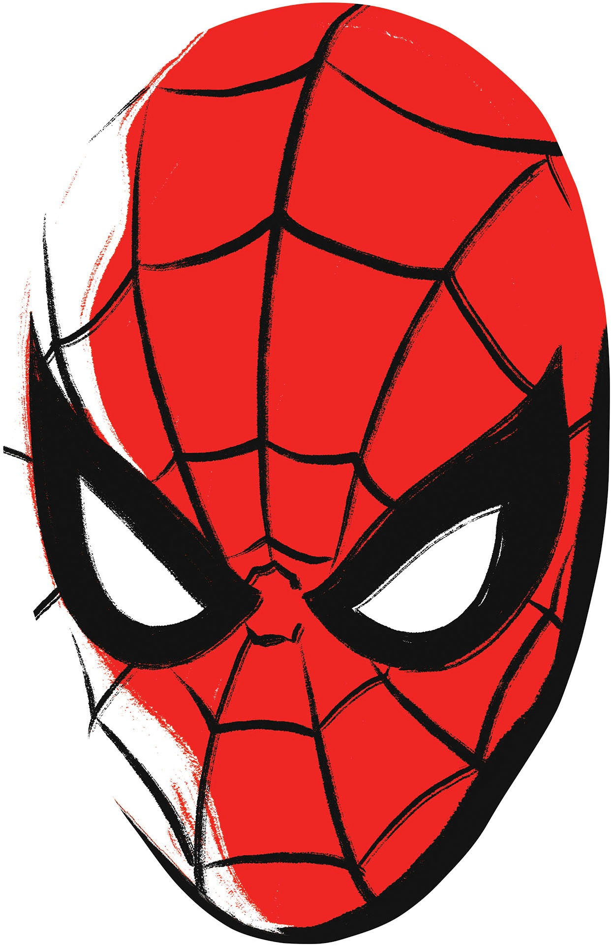 Komar Fototapete »Wandtattoo - Spider-Man Headshot - Größe 125 x 125 cm« Comic | bedruckt glatt