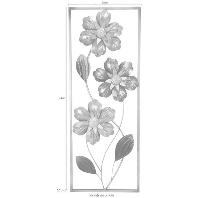 I.GE.A. Wanddekoobjekt »Blumen« online bestellen