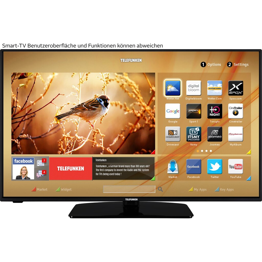 Telefunken LED-Fernseher »D43F554X1CW«, 108 cm/43 Zoll, Full HD, Smart-TV