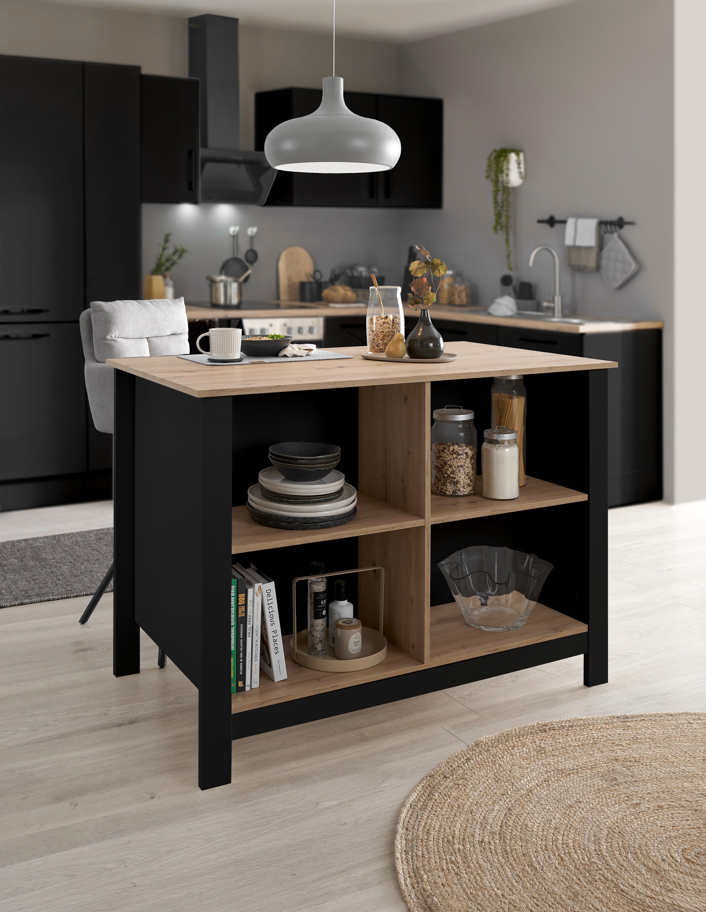 BASIC by Balculina Kücheninsel Sugar Kücheninsel, Kücheninsel BxHxT 124x90x günstig online kaufen