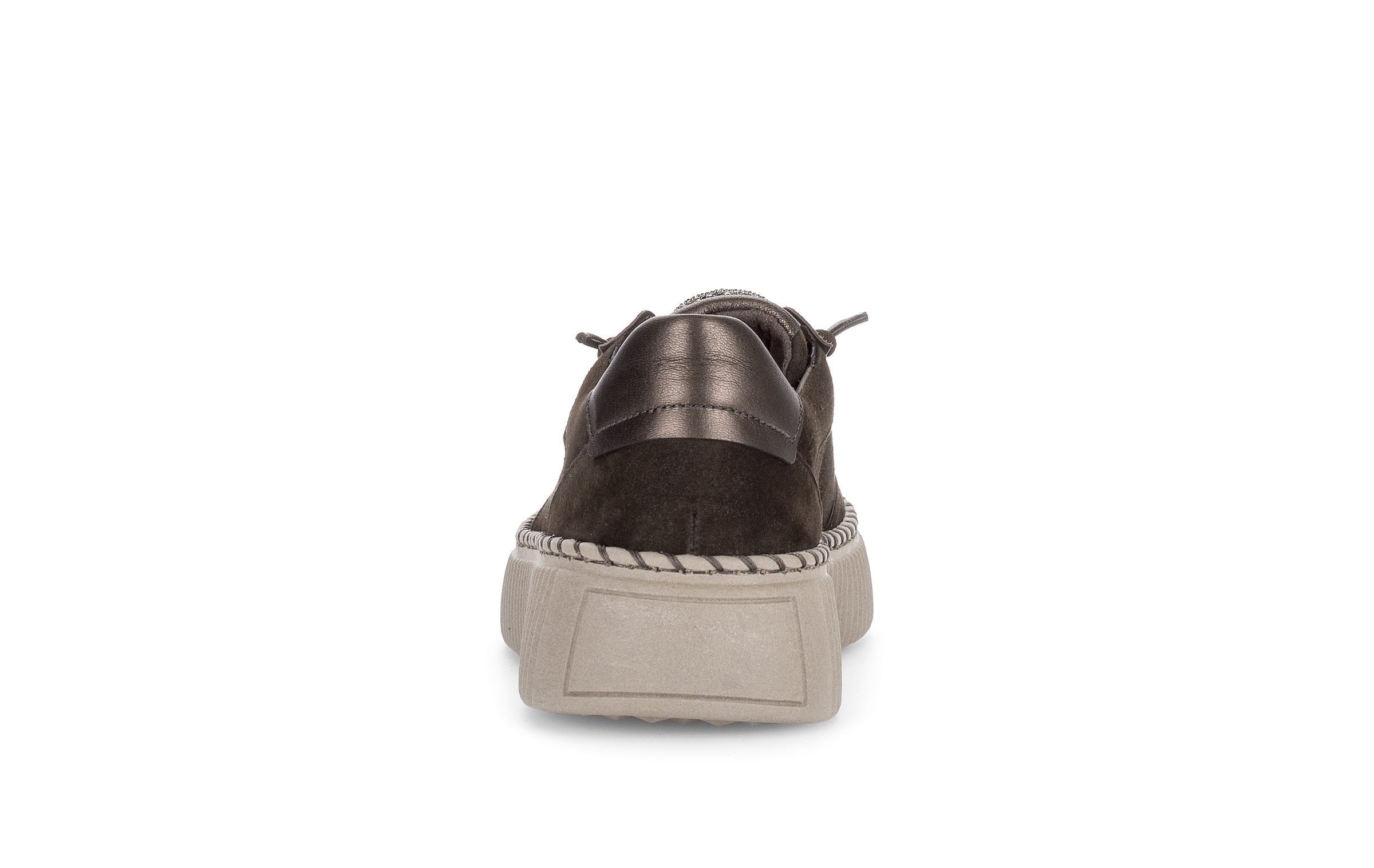 Gabor Slip-On Sneaker  Freizeitschuh, Halbschuh, Slipper mit glänzendem Schmuckelement