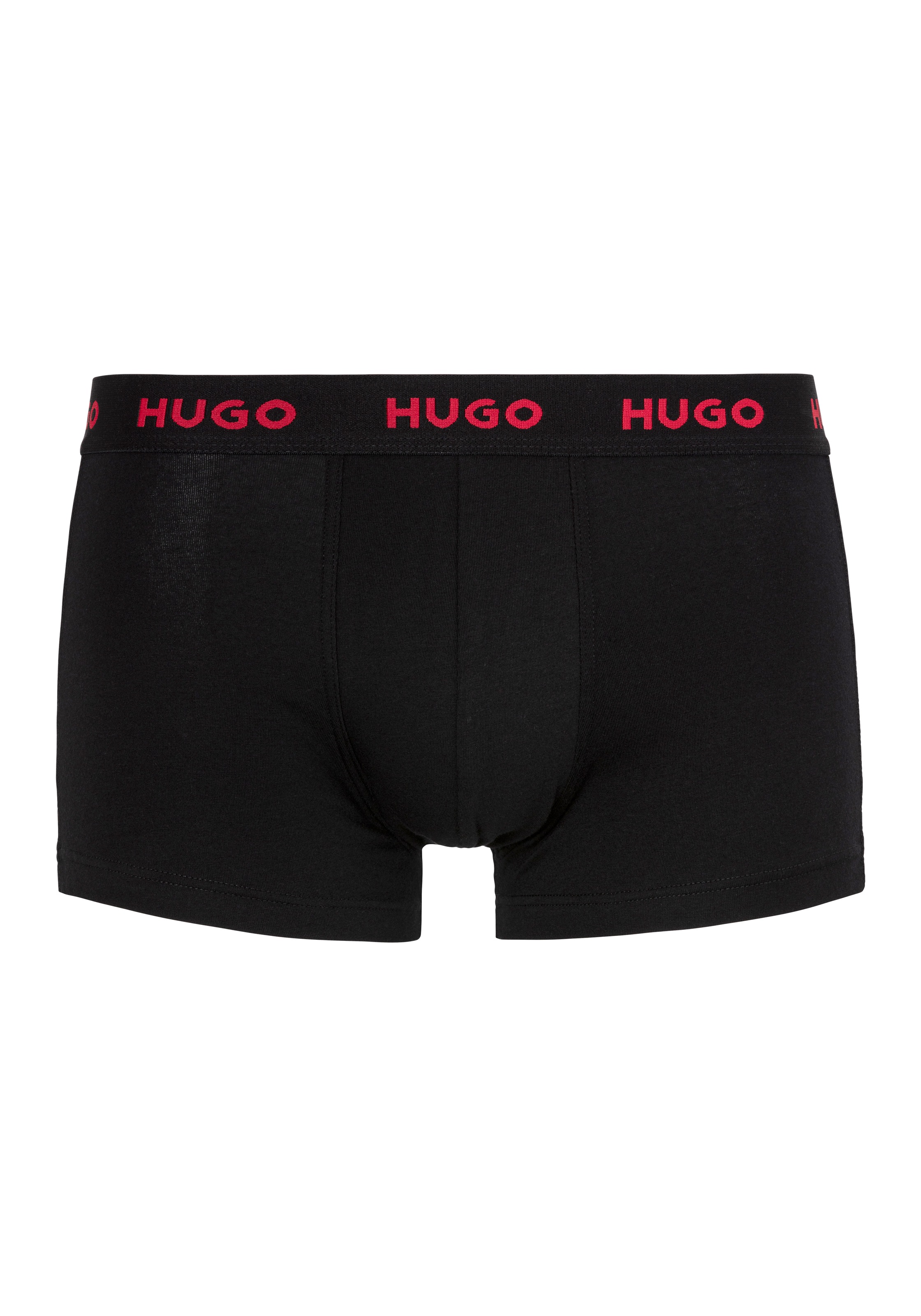 HUGO Underwear Trunk »TRUNK TRIPLET PACK«, (Packung, 3 St.), mit Logoschriftzug auf dem Bund