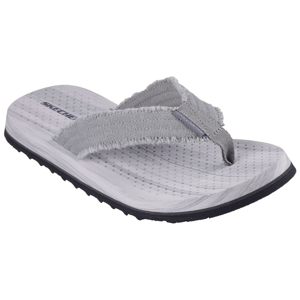 Skechers Zehentrenner »TANTRIC-FRITZ«, Sommerschuh, Schlappen, Poolslides, Badeschuh, mit weichem Zehensteg