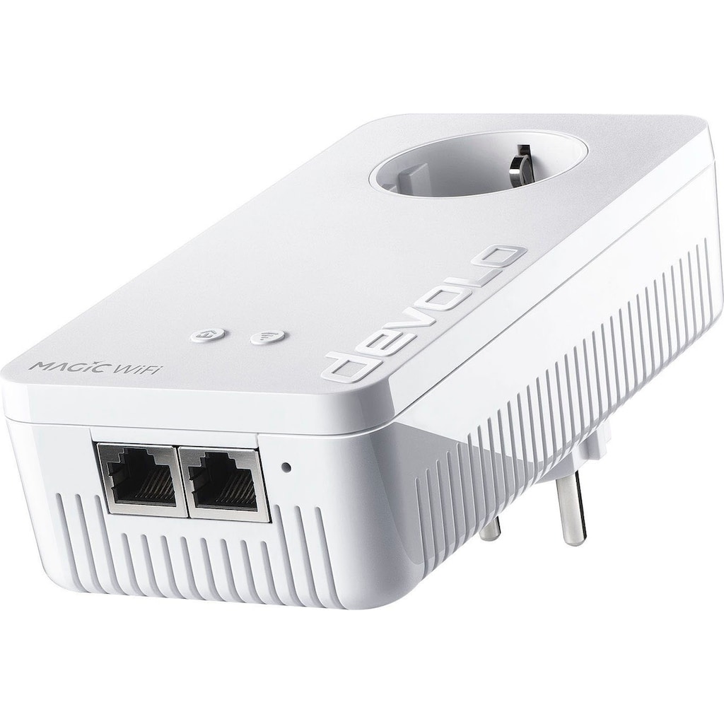 DEVOLO WLAN-Router »Magic 1 WiFi ac Ergänzung (1200Mbit, Powerline + WLAN, 2x LAN, Mesh)«