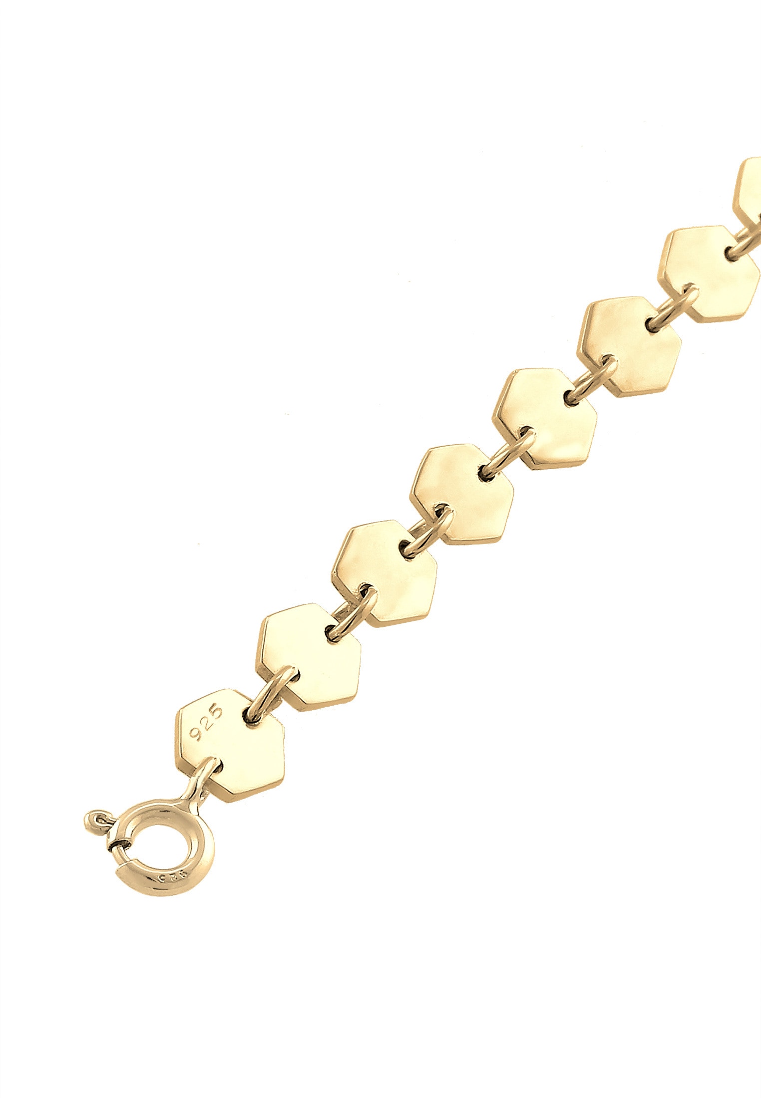 3. Bild von Elli Premium Armband »Hexagon Form Basic Geo Look 925 Sterling Silber«