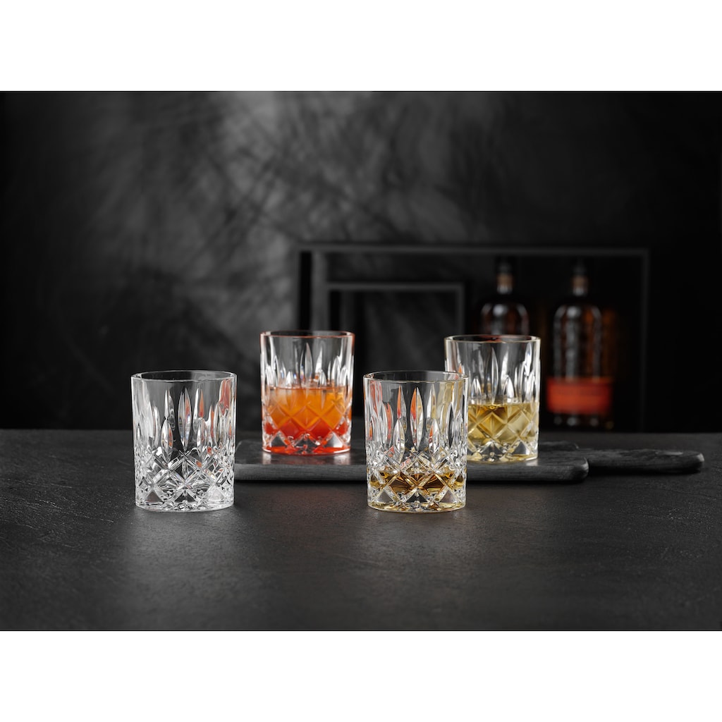 Nachtmann Whiskyglas »Noblesse«, (Set, 6 tlg., 6x Whiskybecher), mit edlem Schliff, Made in Germany, 295 ml, 6-teilig