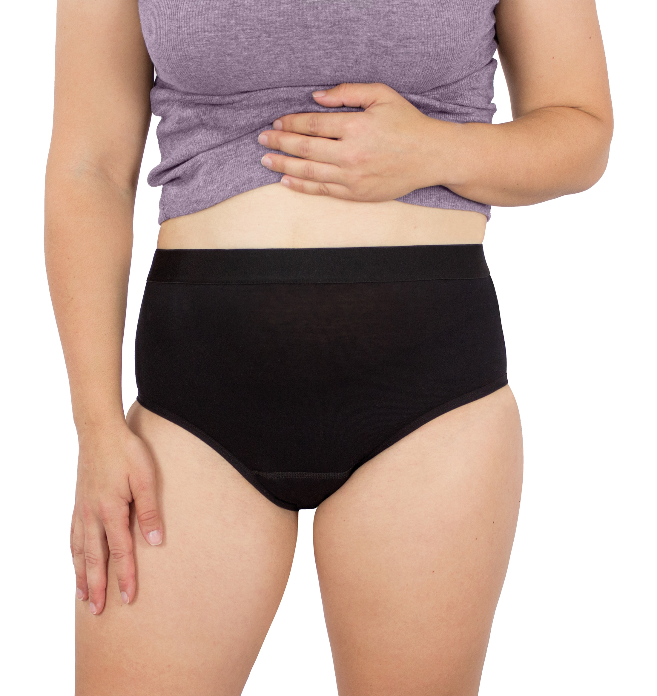 Hydas Inkontinenzslip »mit integrierter dünner, 5-Lagen-Technologie Saugeinlage, High-Waist«, Schutz bei Blasenschwäche, während der Periode oder im Wochenbett
