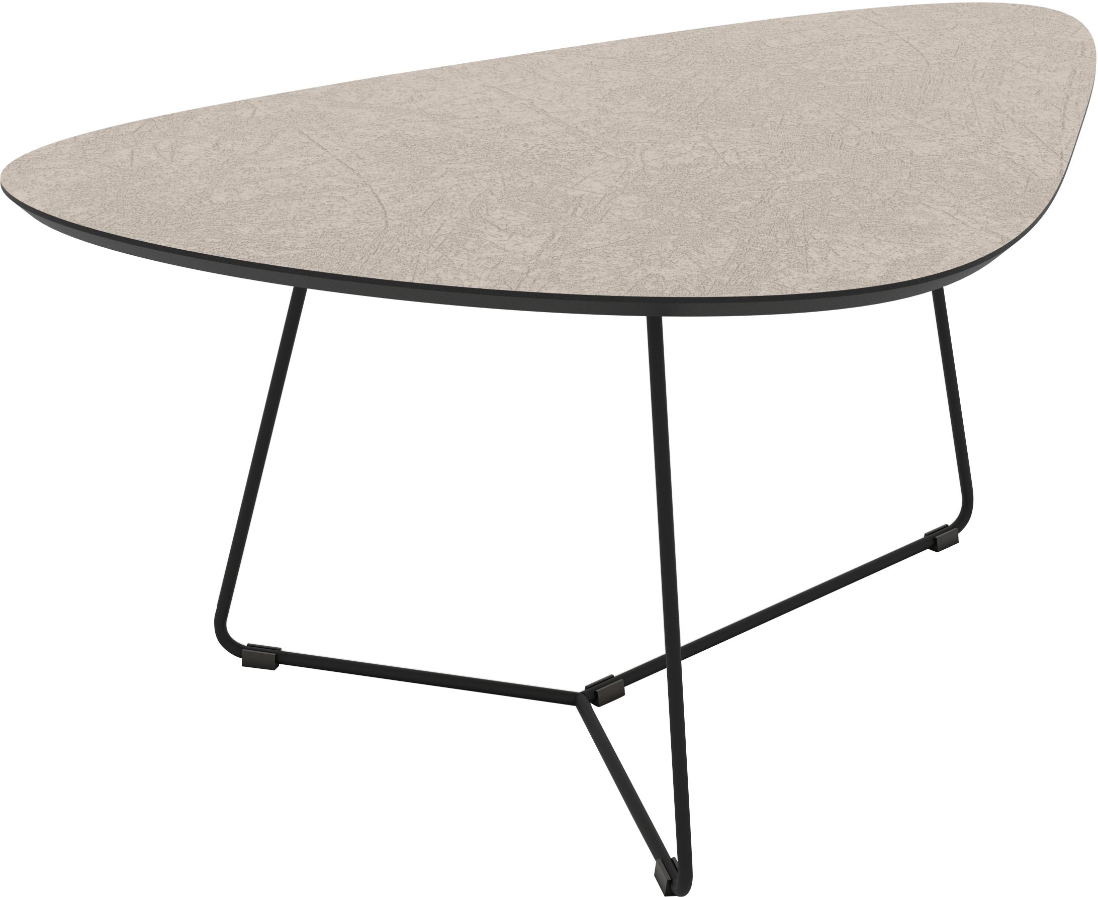 HELA Couchtisch »PISA« Set, 2 Stk. tlg. 2er Set, Platten in Nierenform, gefräst, Schweizer Kante