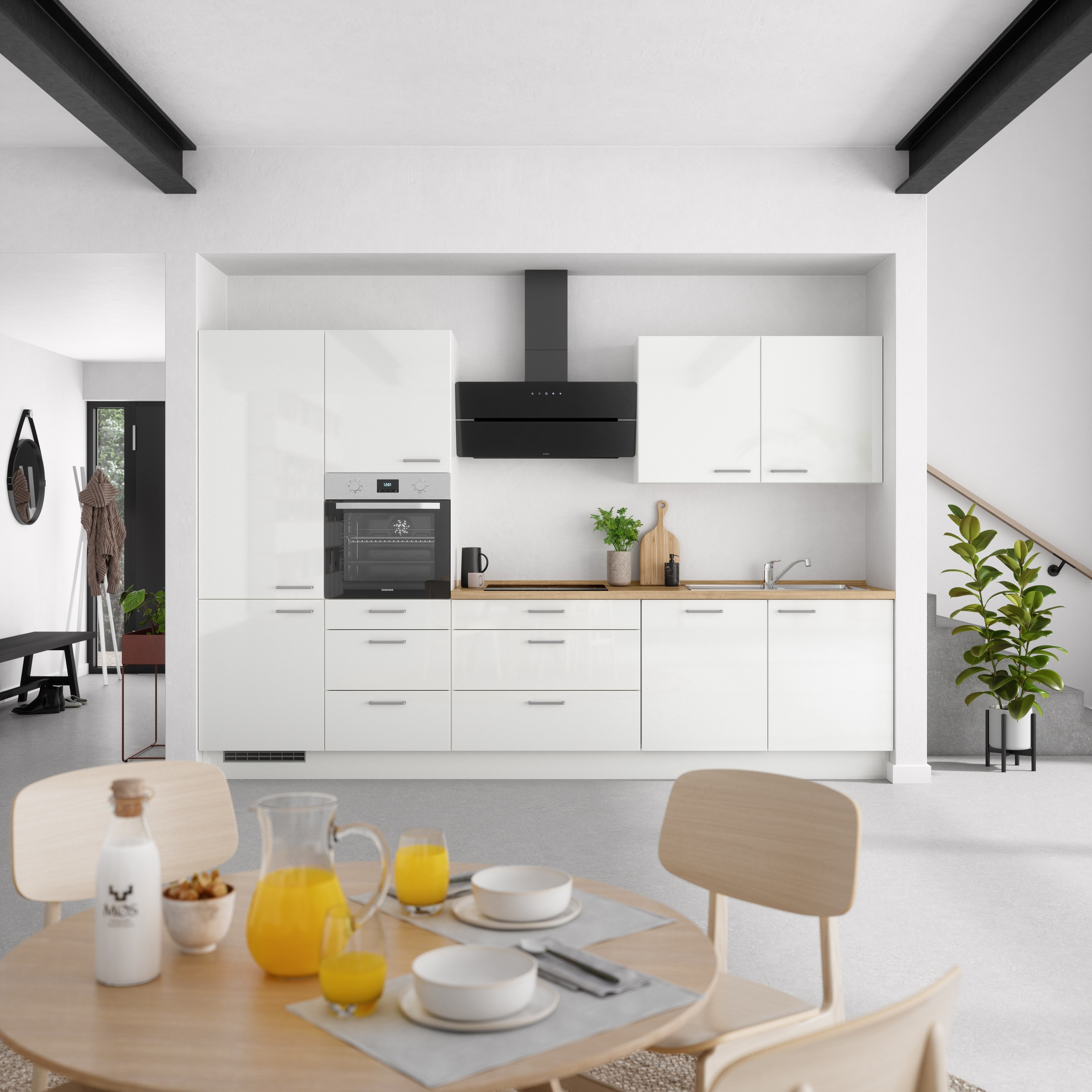 nobilia® Küchenzeile »"Flash II"« vormontiert, Ausrichtung wählbar, Breite günstig online kaufen