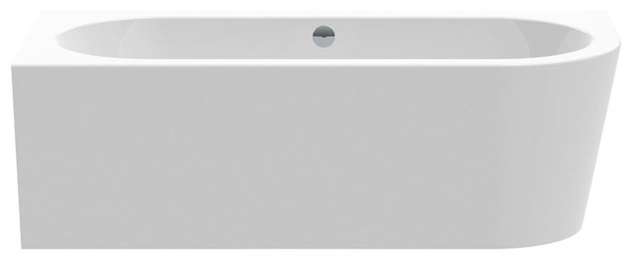 OTTOFOND Einbauwanne »Modena Corner rechts«, (3 tlg.), 178x78/44 cm, inkl. verchromter Ab- und Überlaufgarnitur