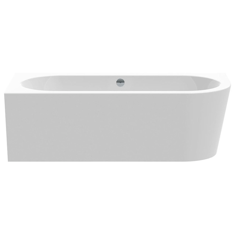 OTTOFOND Einbauwanne »Modena Corner rechts« Höhe 59 cm 178x78/44 cm, inkl. verchromter Ab- und Überlaufgarnitur weiß